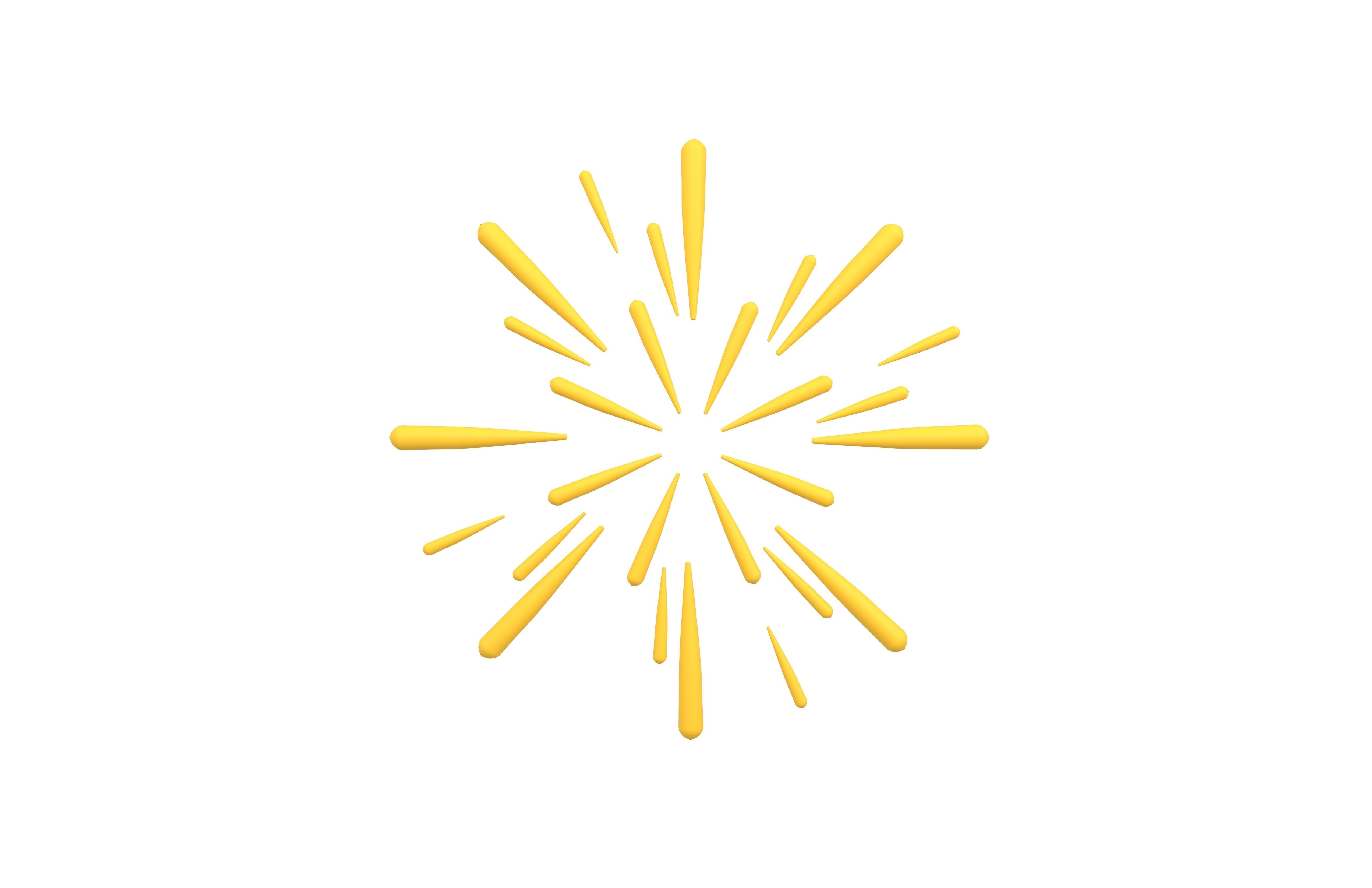 Fireworks v1 005 Low-poly 3D model_1