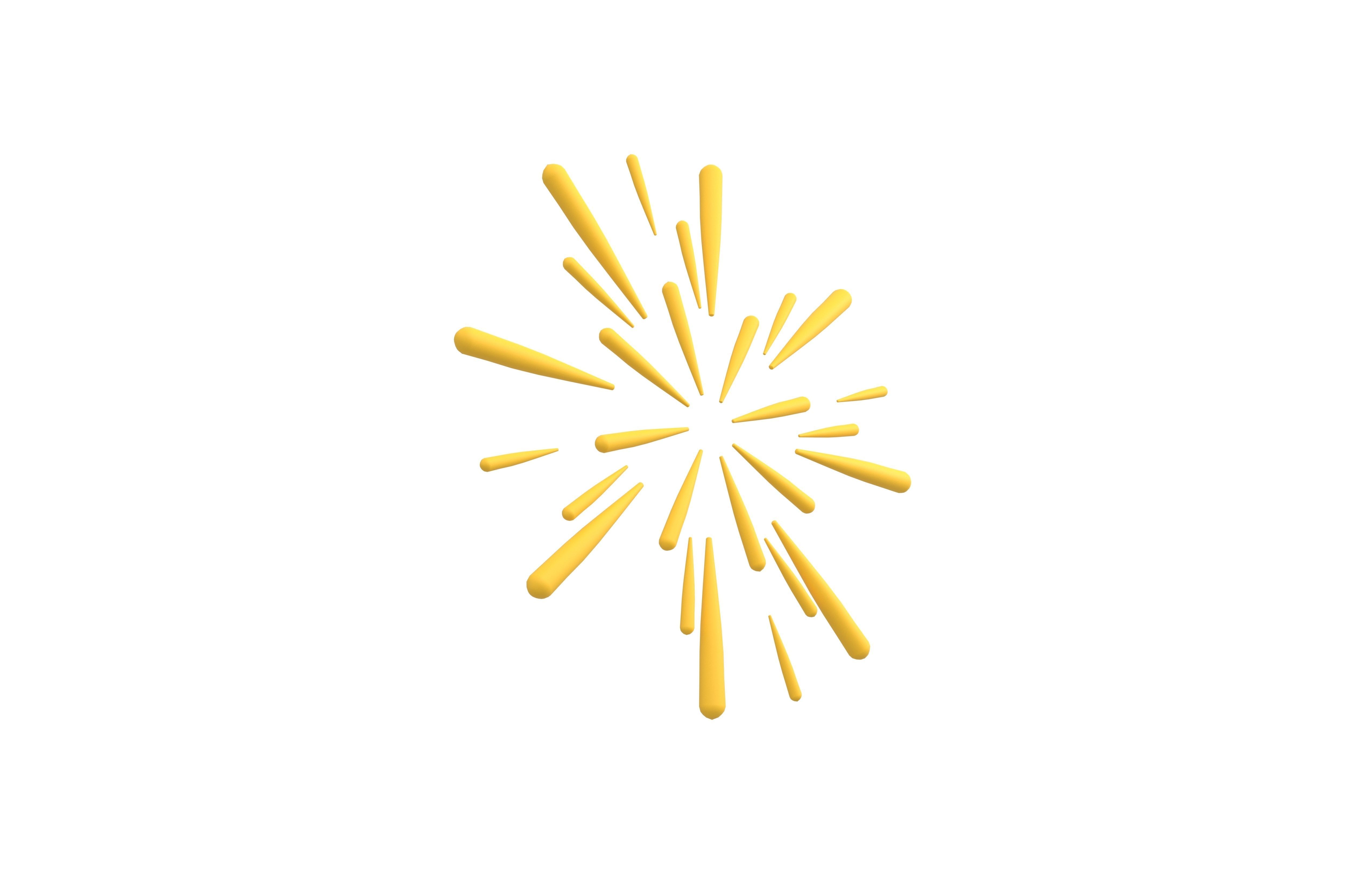 Fireworks v1 005 Low-poly 3D model_3