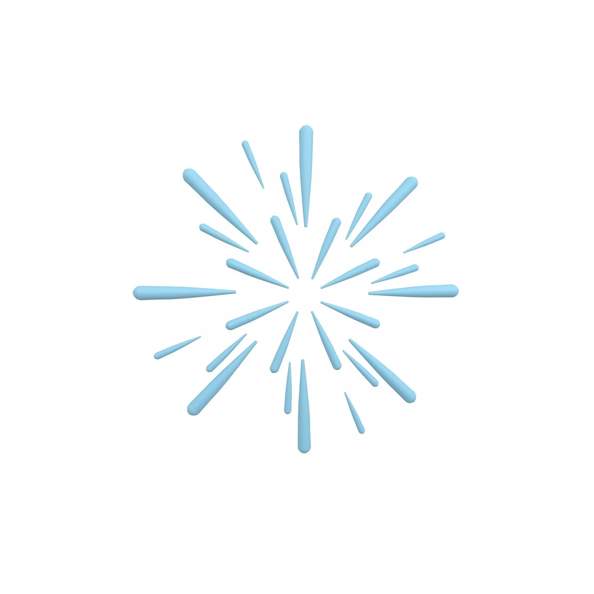 Fireworks v1 007 Low-poly 3D model_0