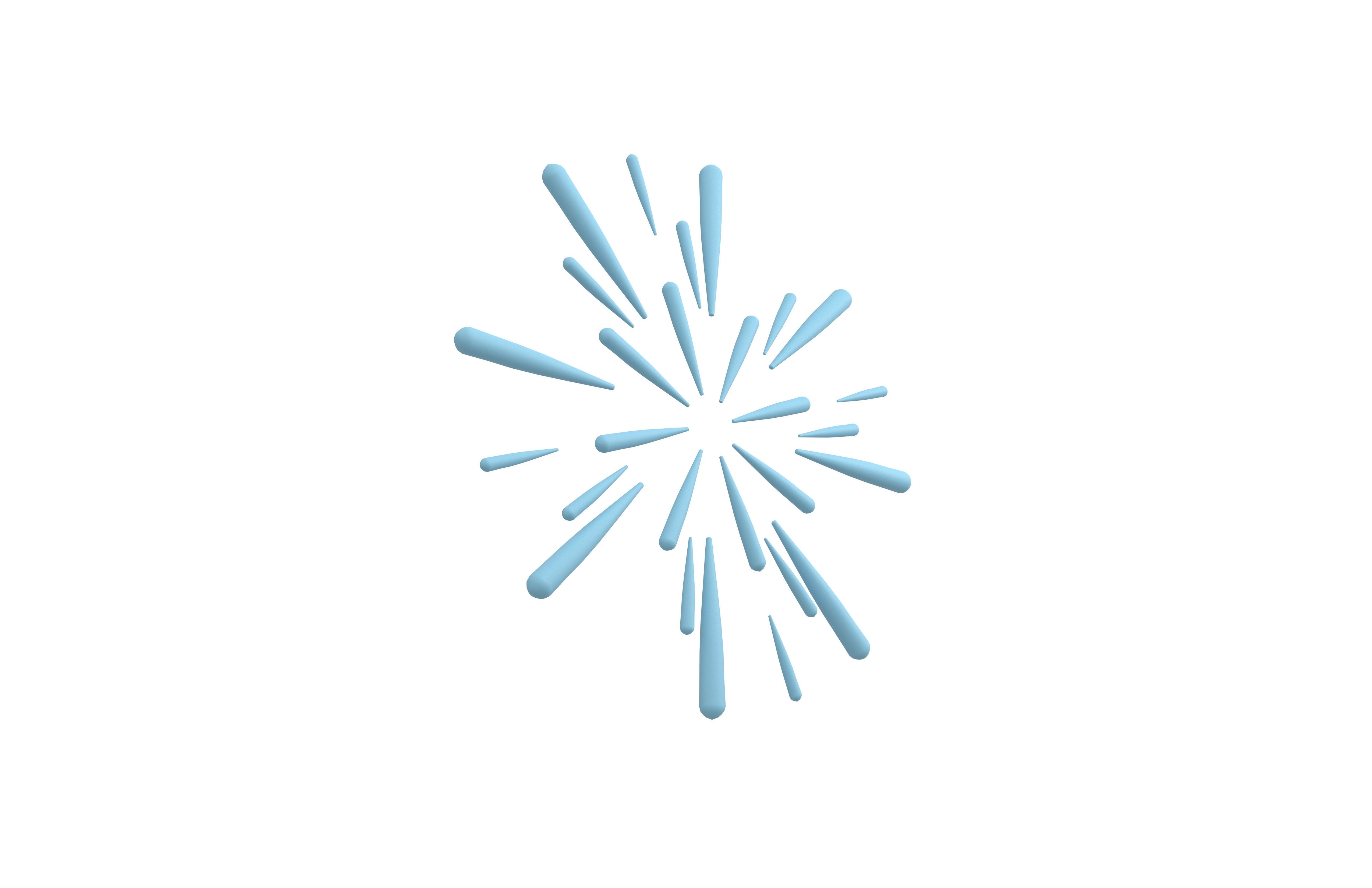 Fireworks v1 007 Low-poly 3D model_3