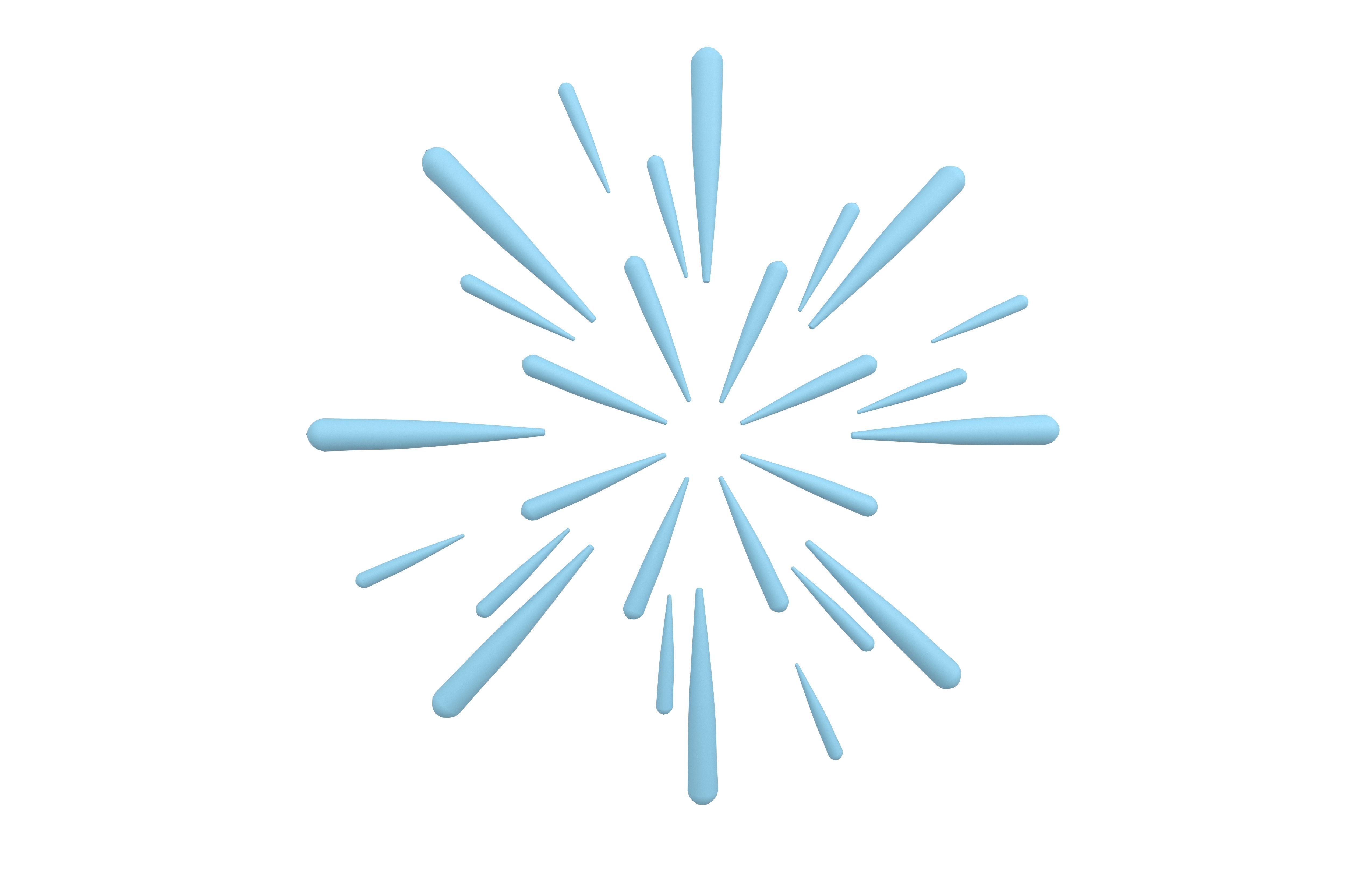 Fireworks v1 007 Low-poly 3D model_1