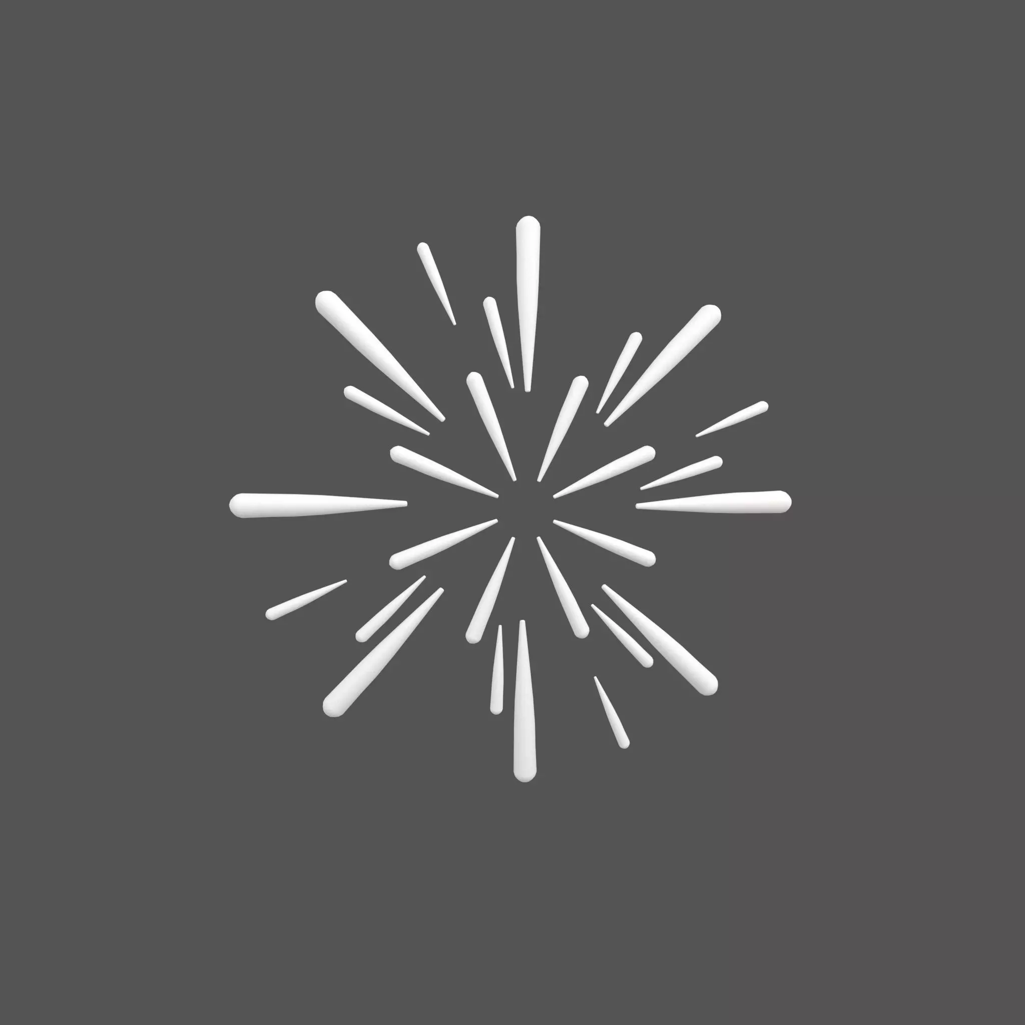 Fireworks v1 010 Low-poly 3D model_0