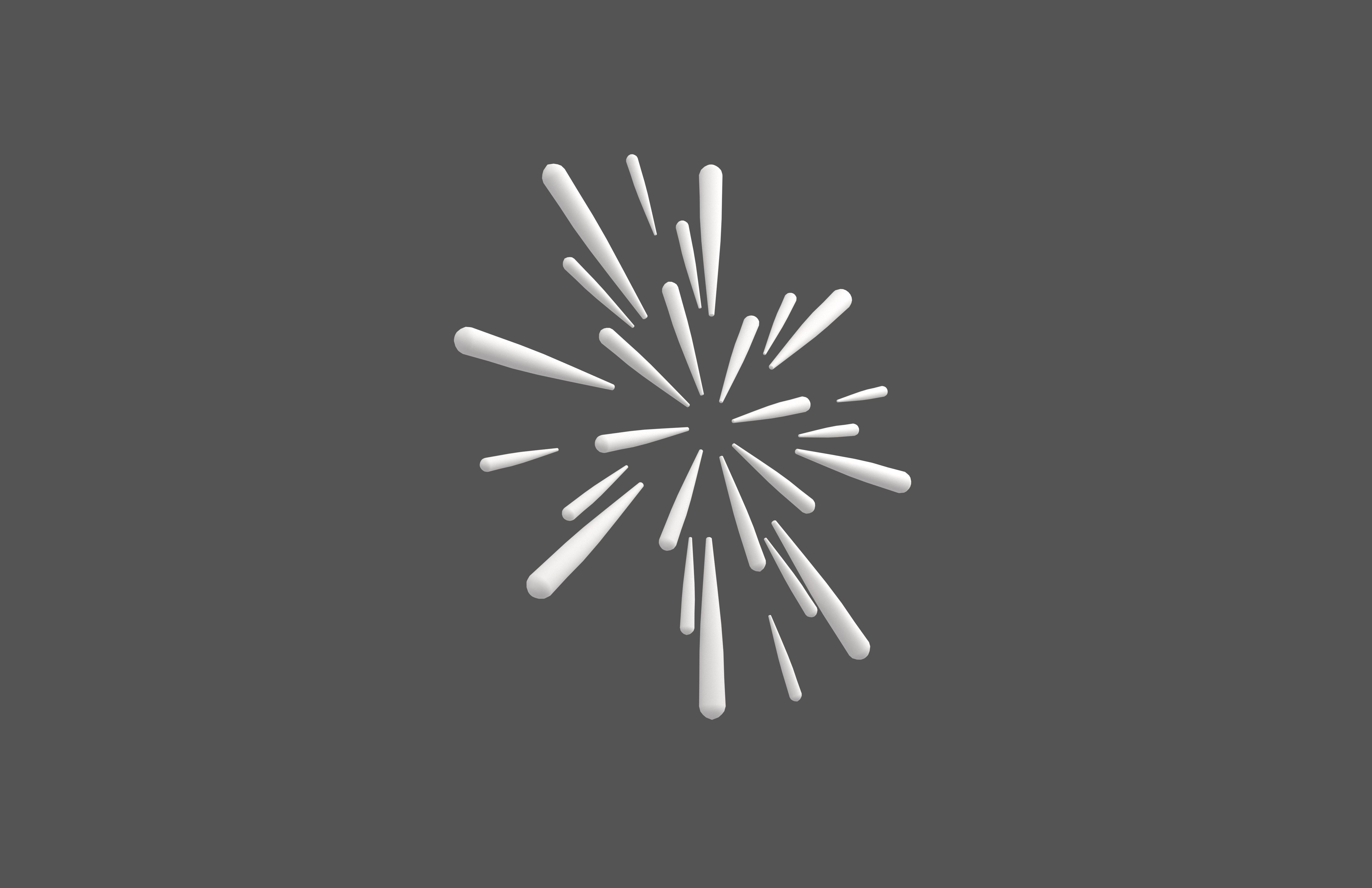 Fireworks v1 010 Low-poly 3D model_3