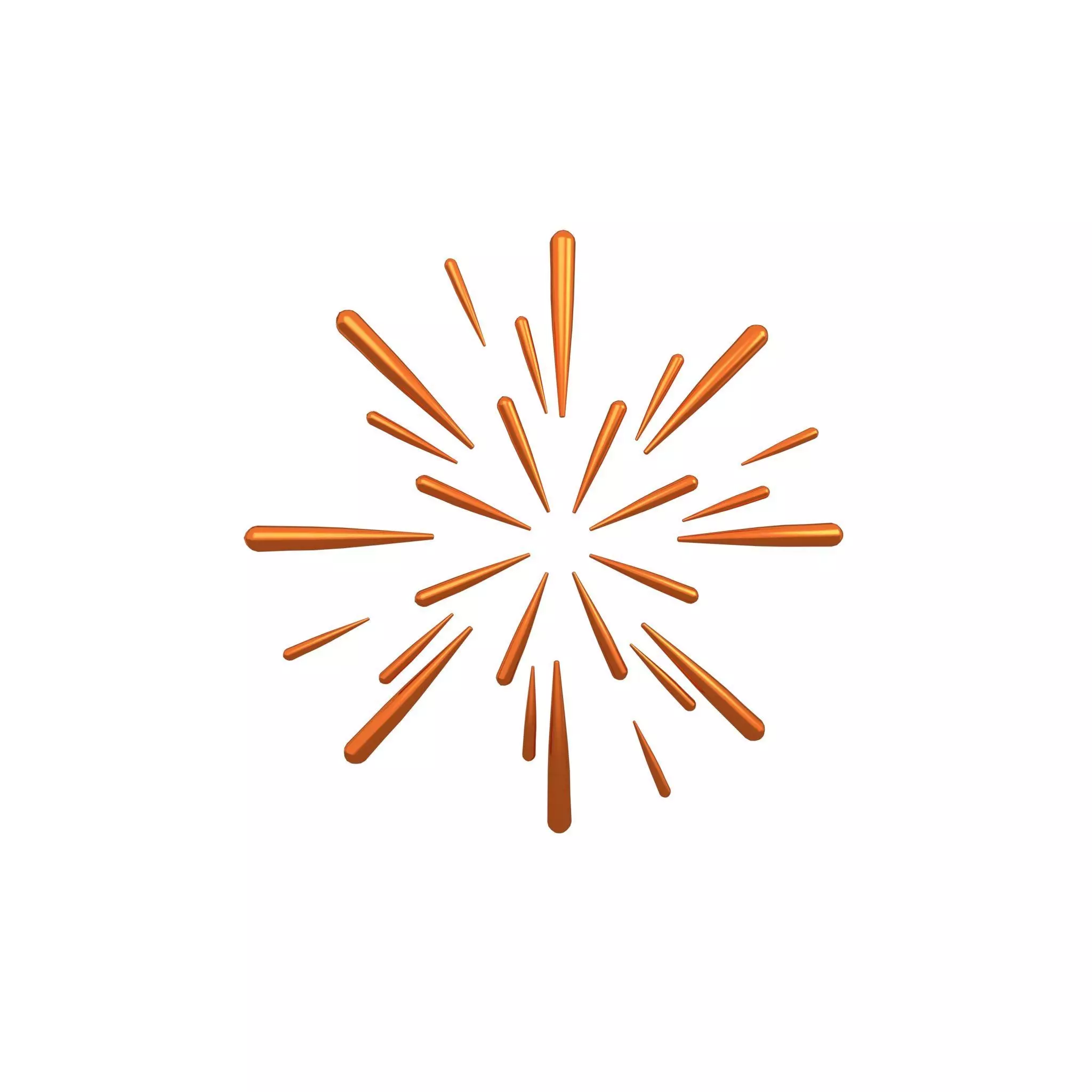 Fireworks v1 012 Low-poly 3D model