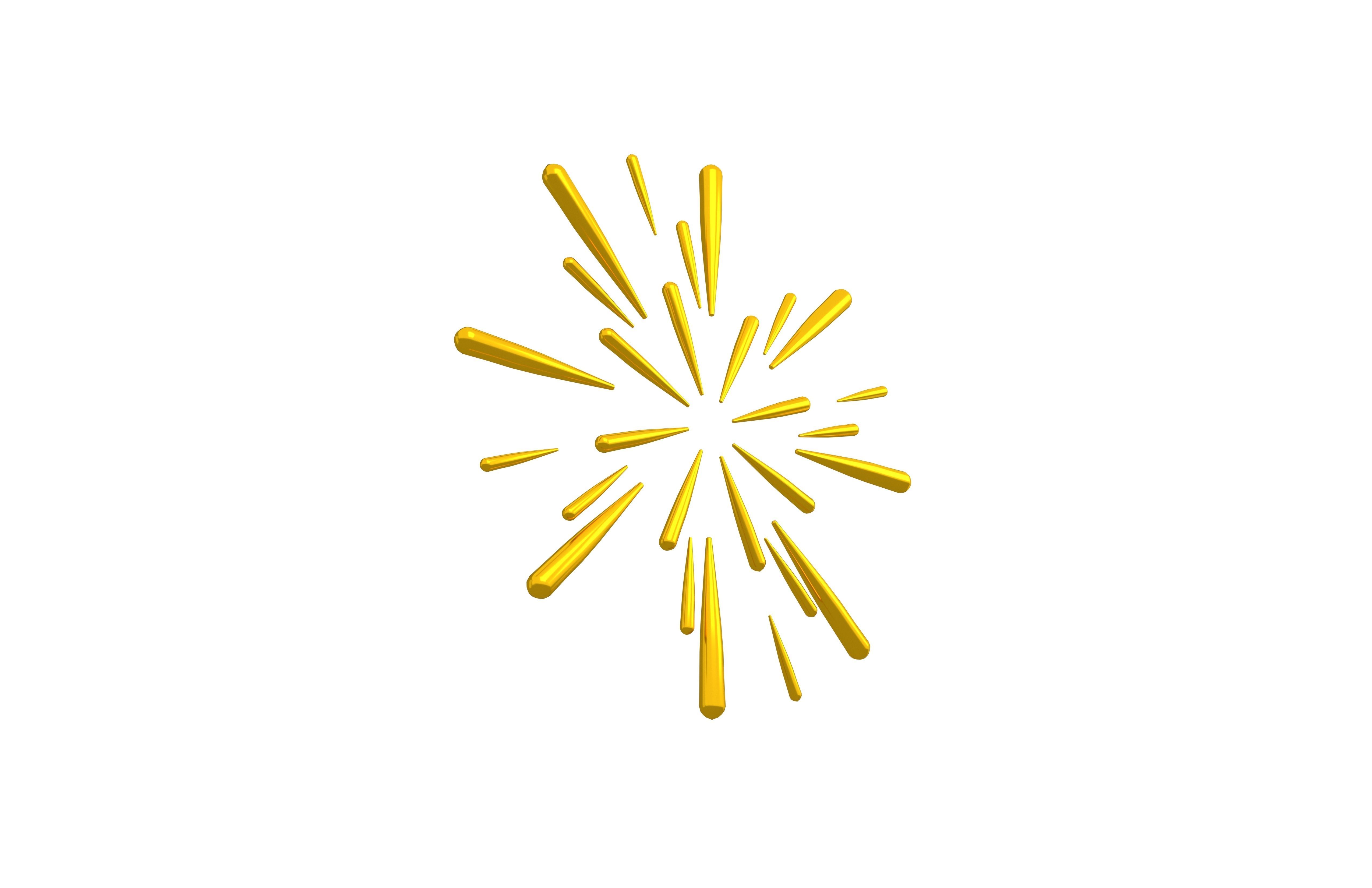 Fireworks v1 013 Low-poly 3D model_3