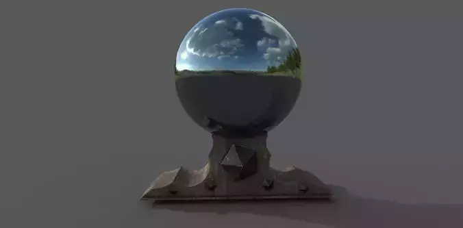 Crystal Ball Low-poly 3D model