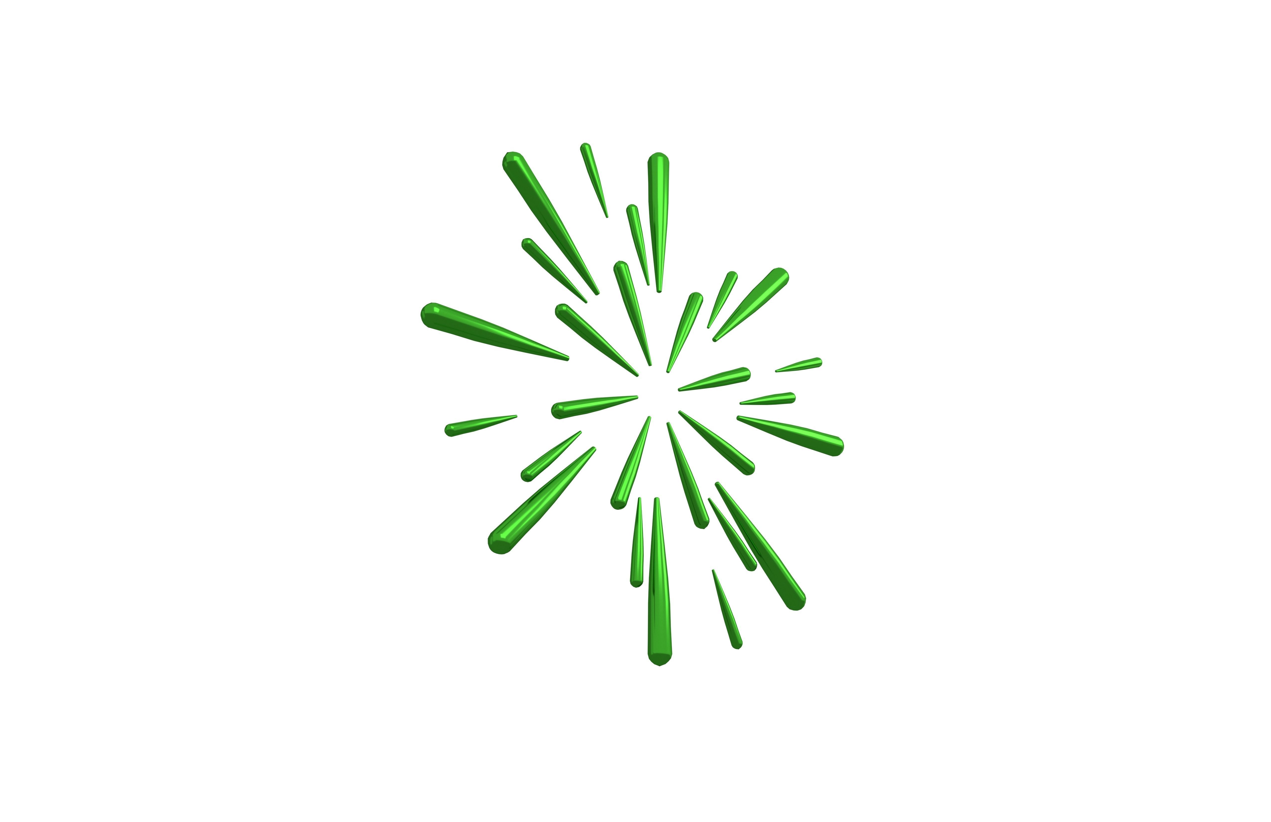 Fireworks v1 014 Low-poly 3D model_3