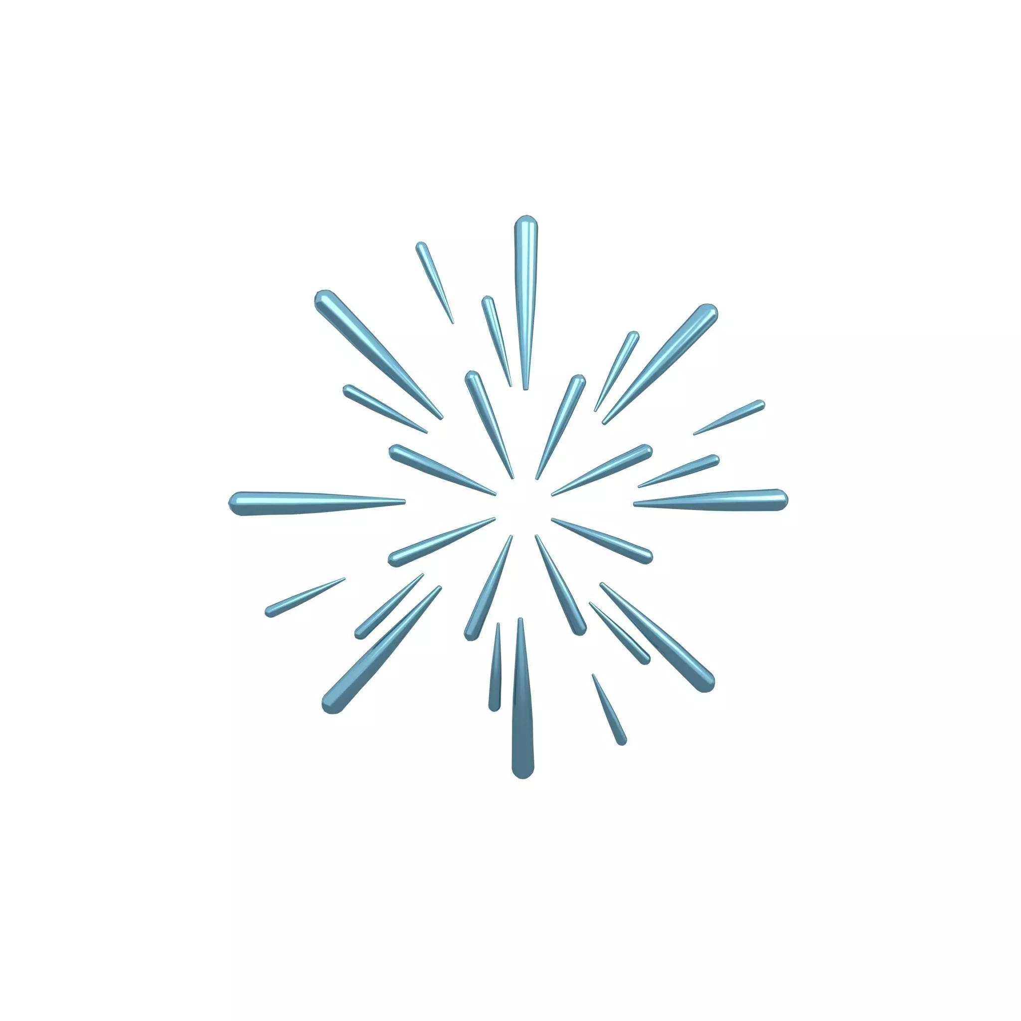 Fireworks v1 015 Low-poly 3D model