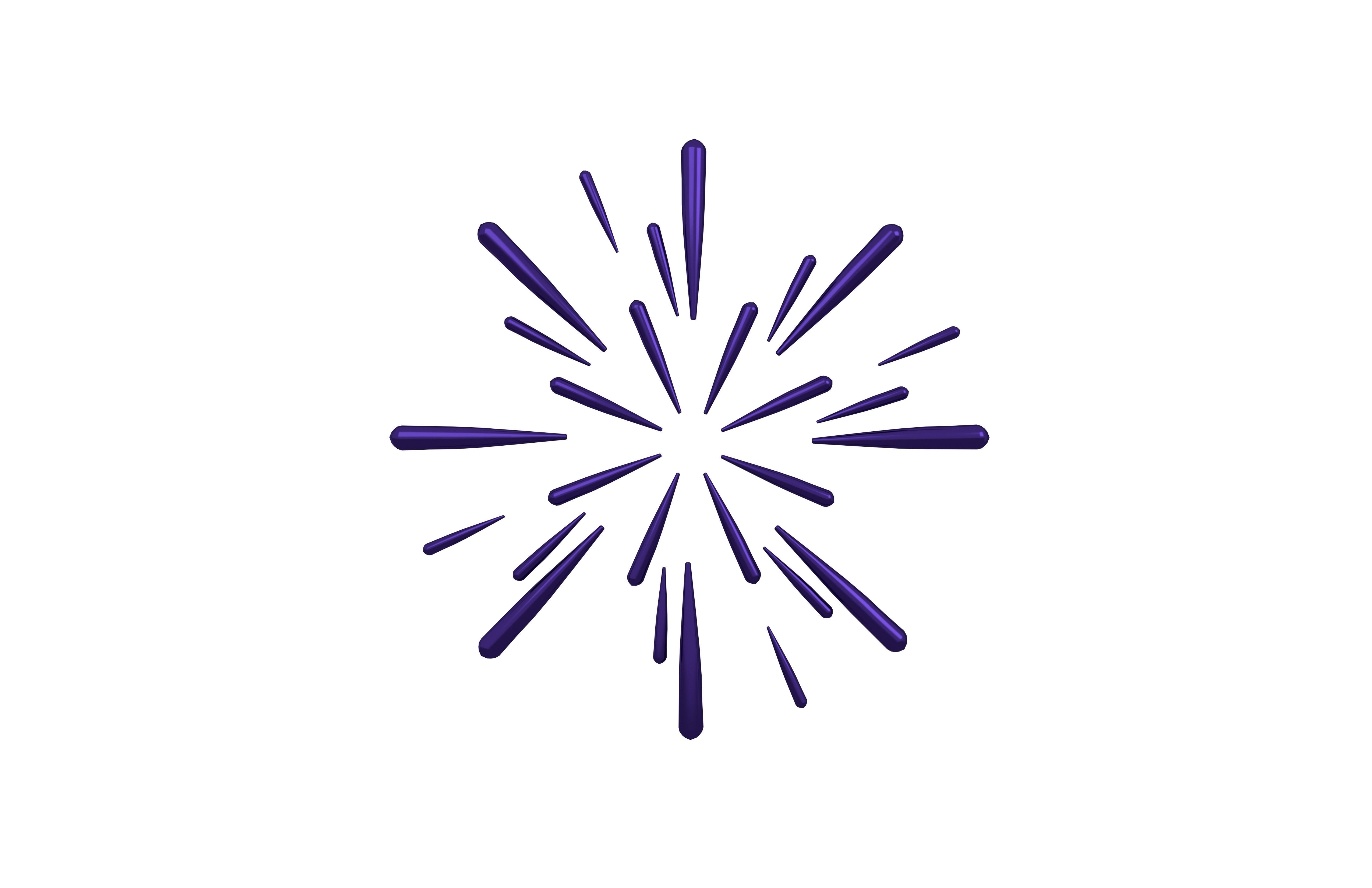 Fireworks v1 016 Low-poly 3D model_1