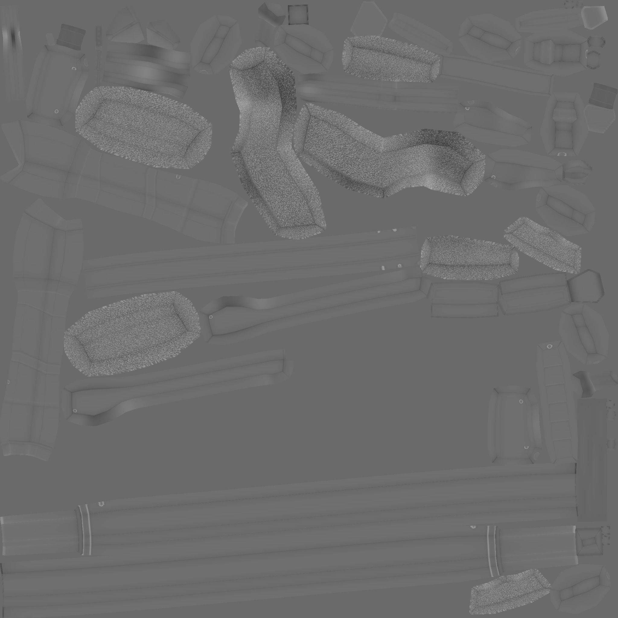 Sci-Fi Sniper Rifle 02 - Golden Luxury Gun Low-poly 3D model_22