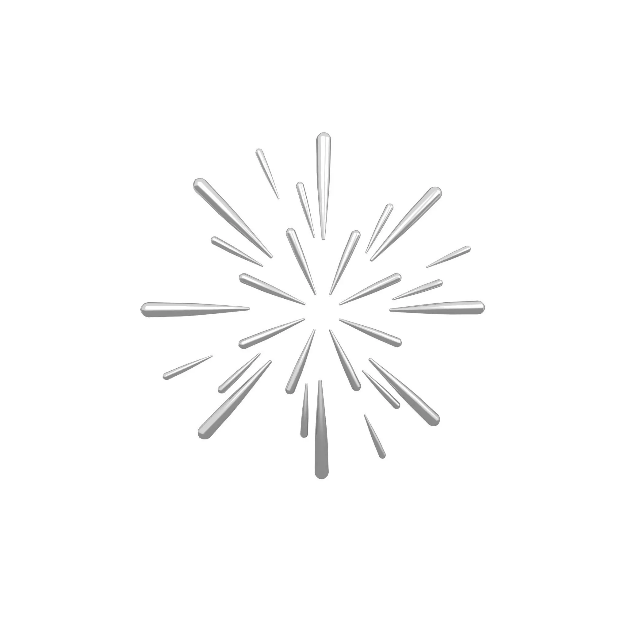 Fireworks v1 018 Low-poly 3D model