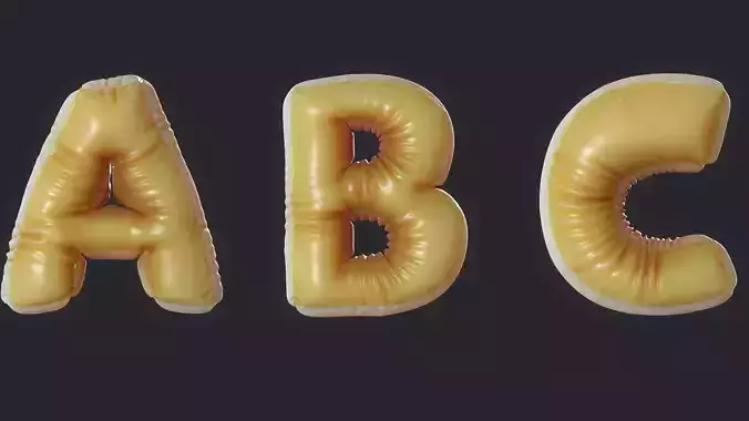 Cute soft alphabet 