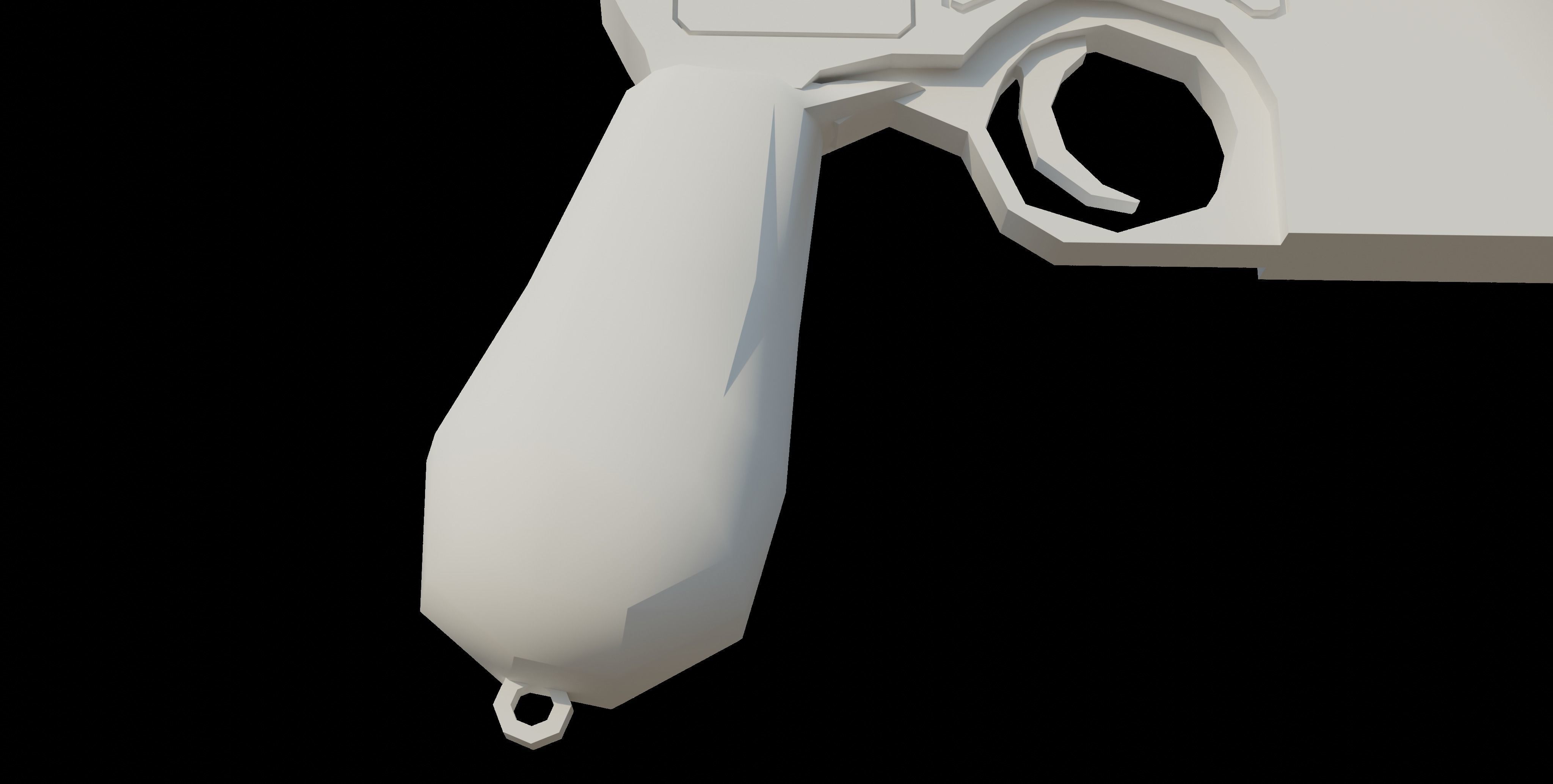 Mauser C96 Low-poly 3D model_29