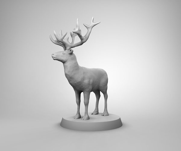 Wild deer 3D print model