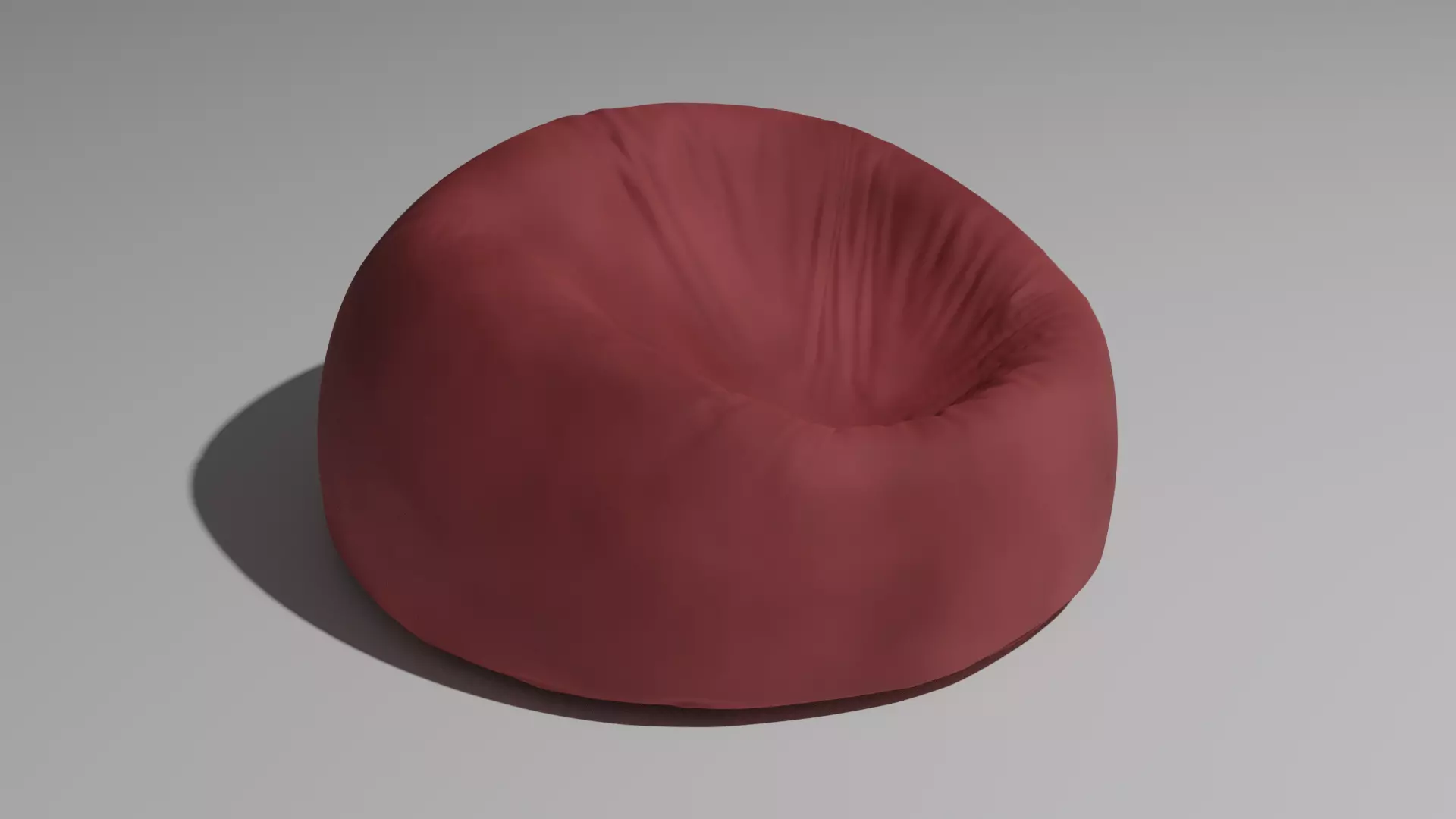 Beanbag bean bag chair Free 3D model_0