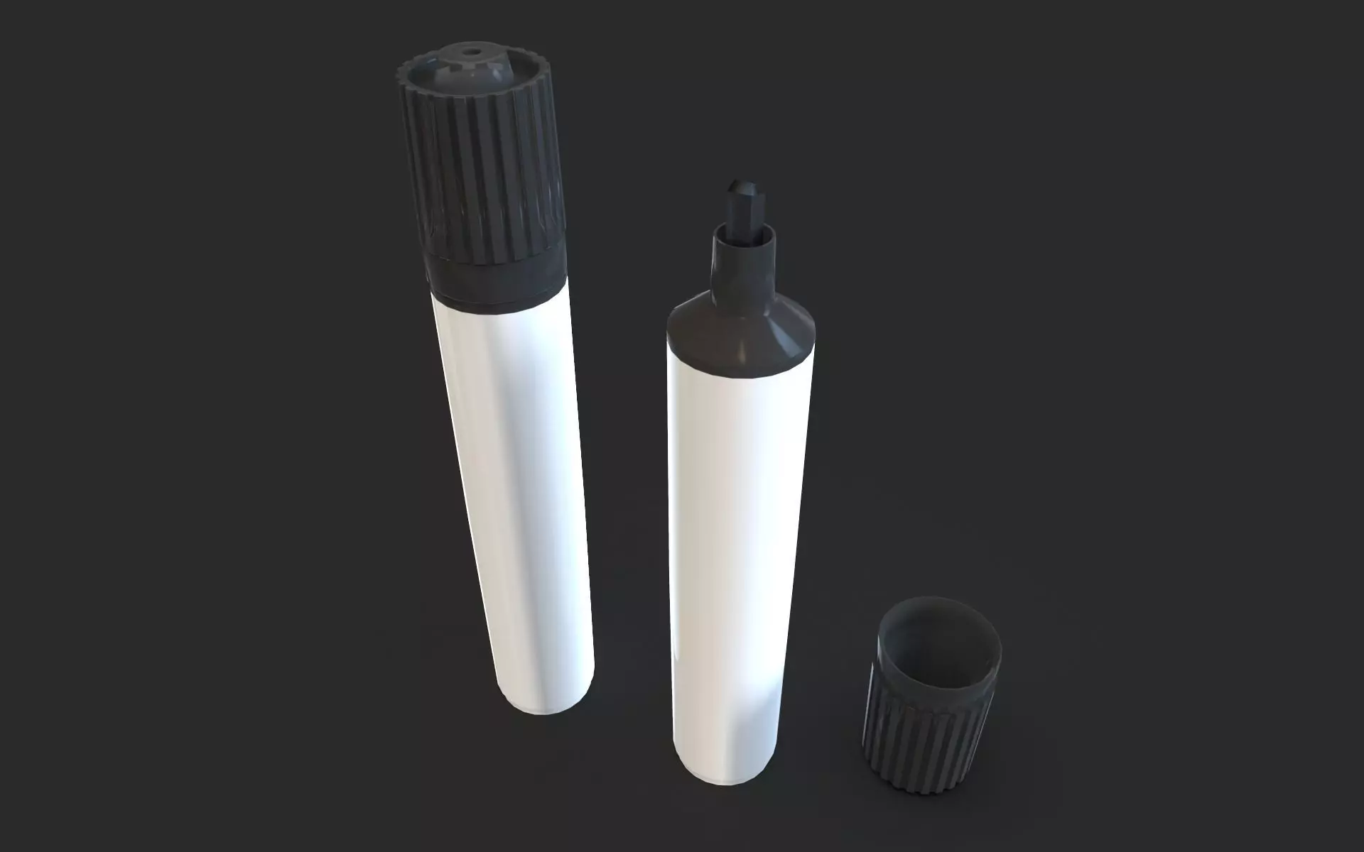 Marker Pen 3D Model Low-poly 3D model_9