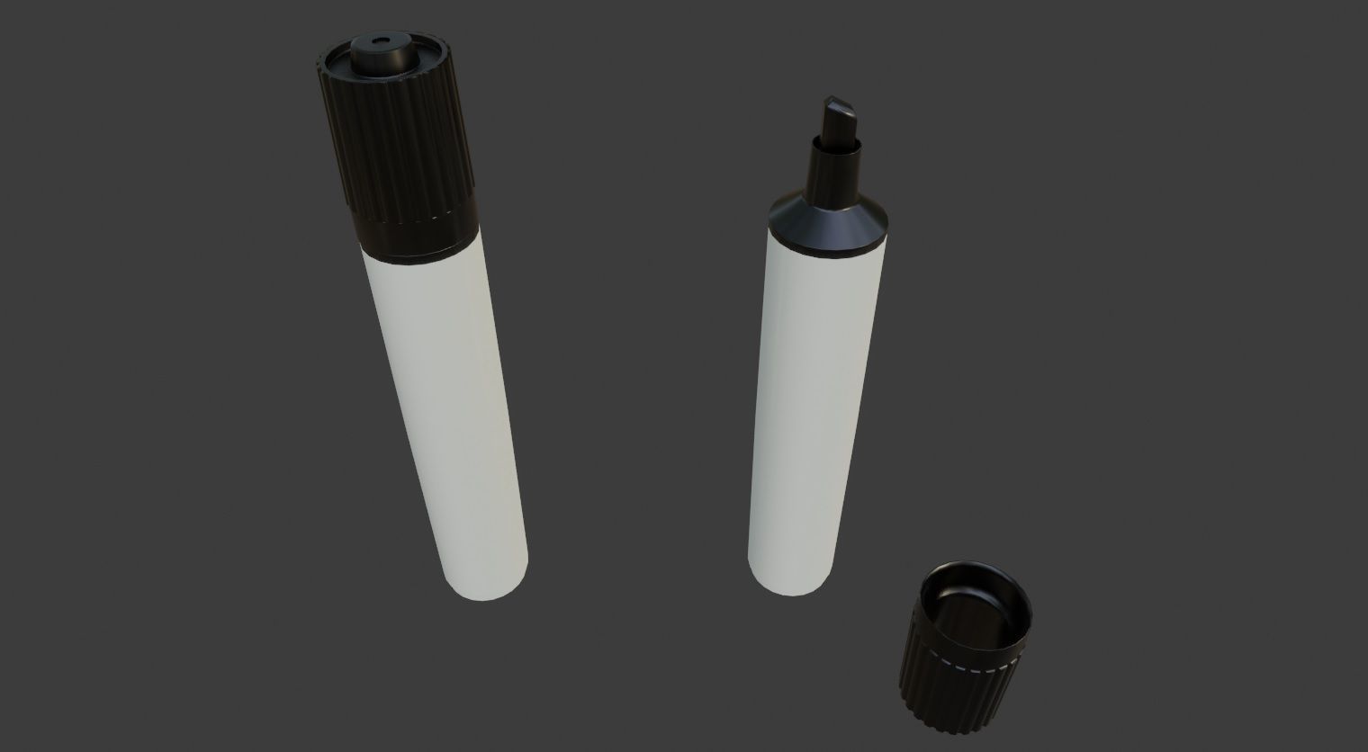 Marker Pen 3D Model Low-poly 3D model_5