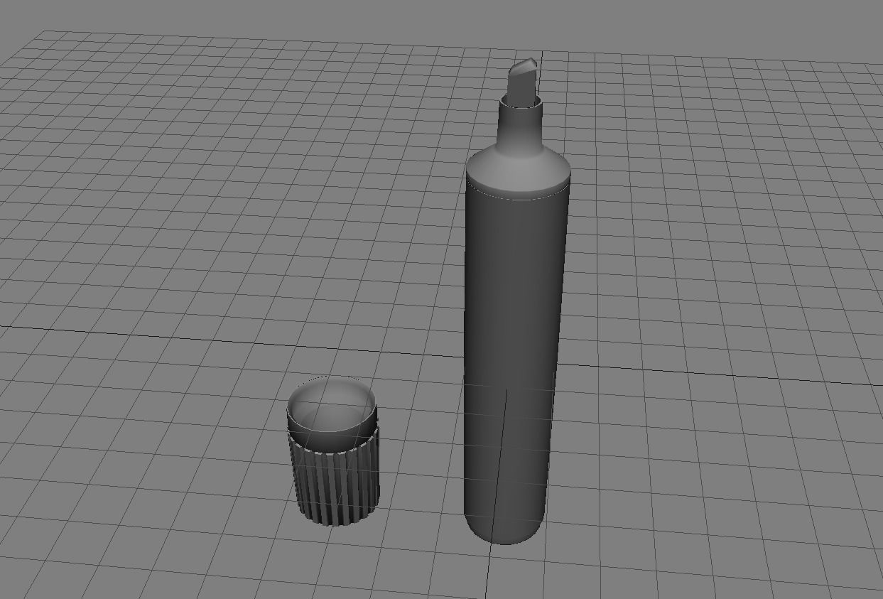 Marker Pen 3D Model Low-poly 3D model_8