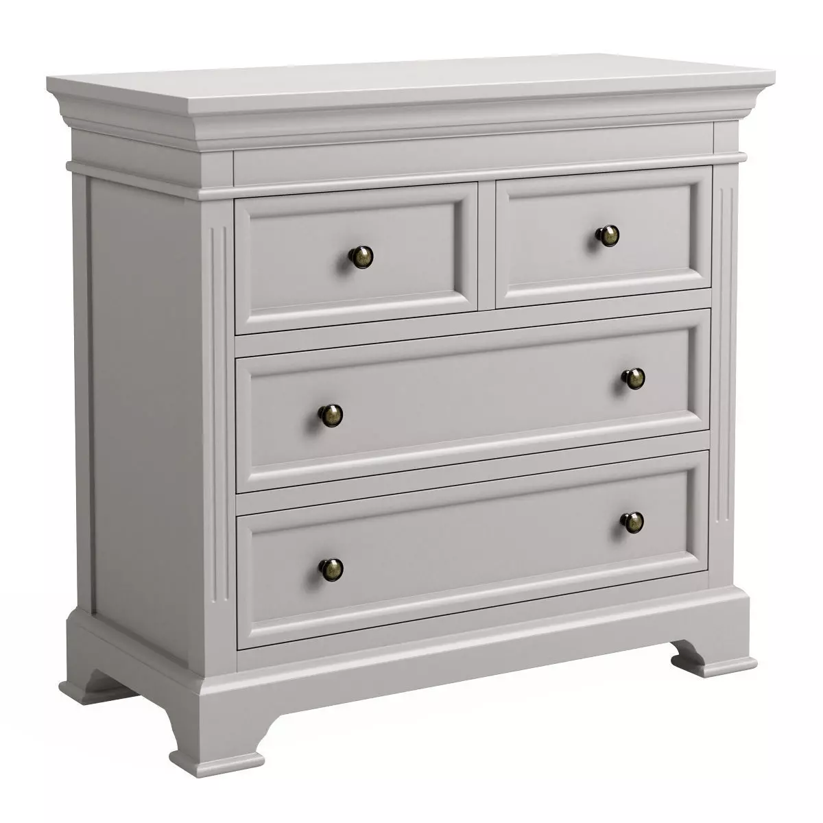DAVENTRY Two Over Two Chest of Drawers 3D model_0
