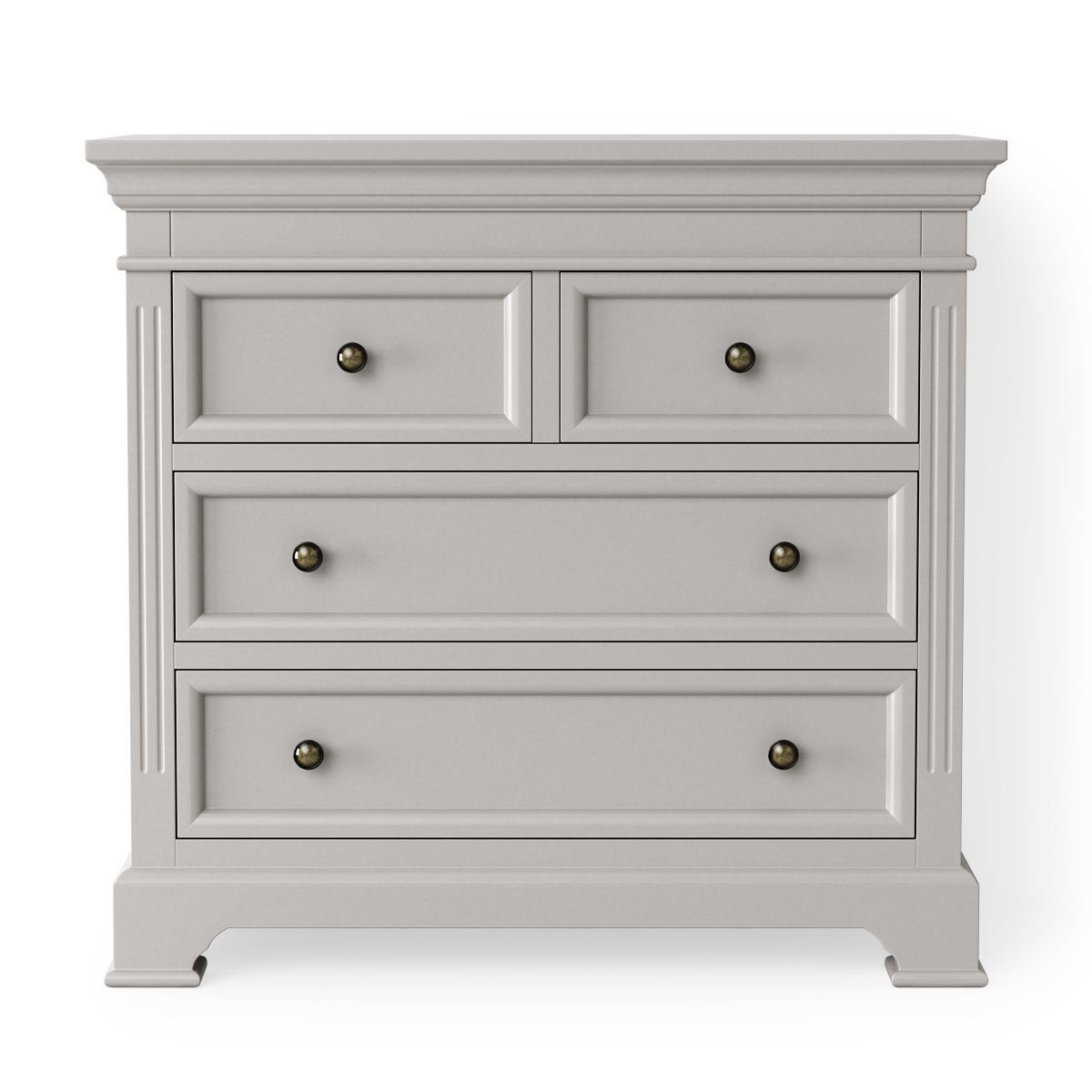 DAVENTRY Two Over Two Chest of Drawers 3D model_1
