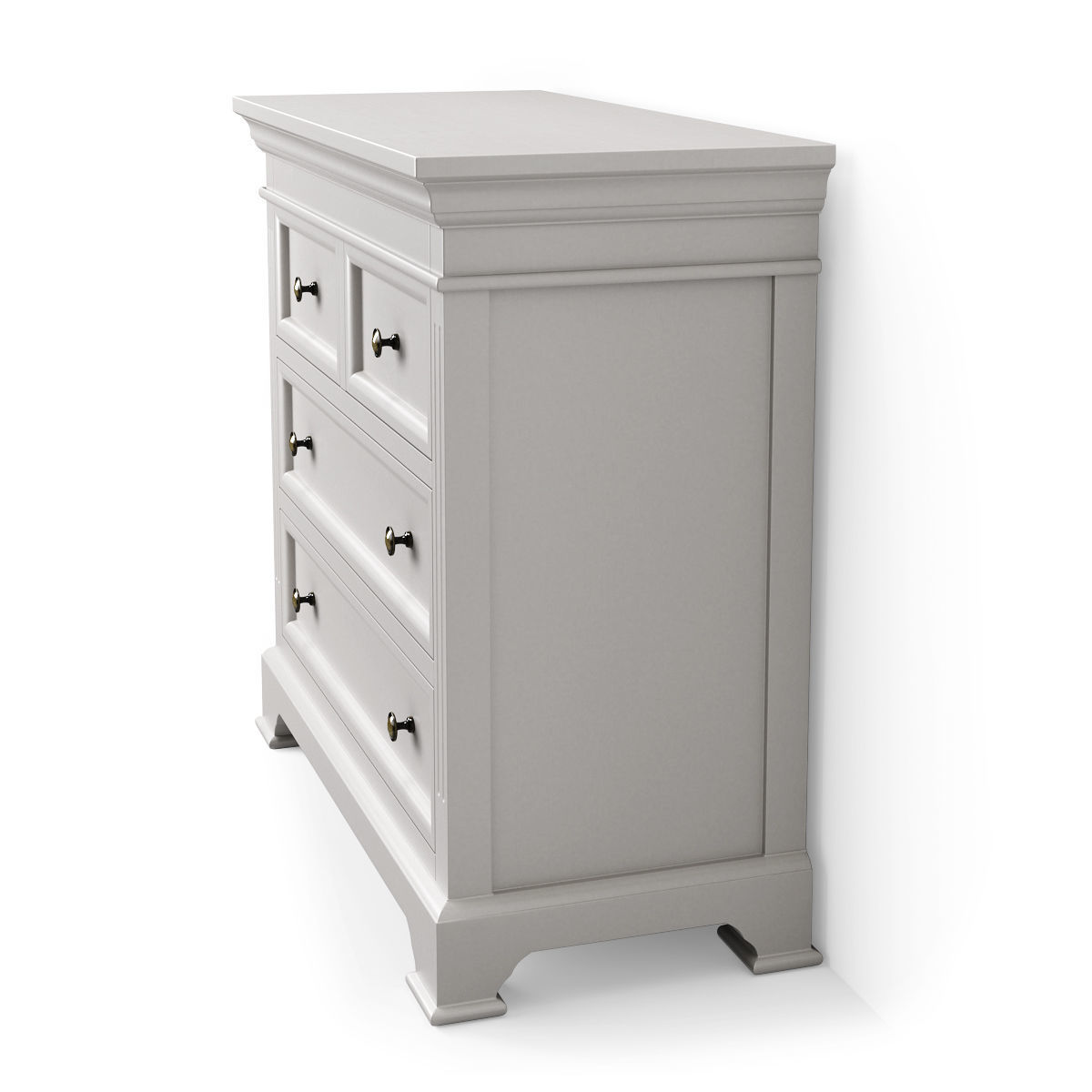 DAVENTRY Two Over Two Chest of Drawers 3D model_2