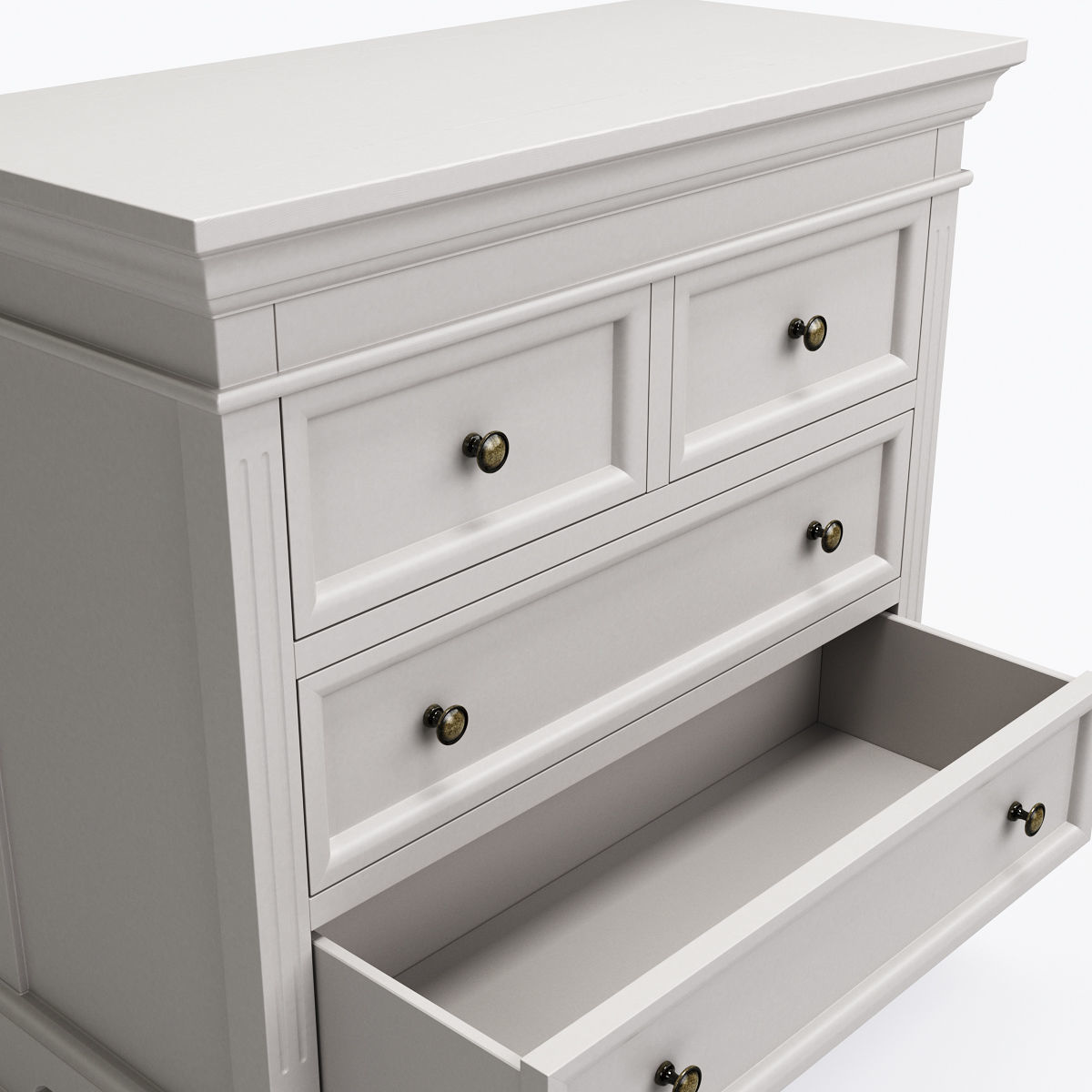 DAVENTRY Two Over Two Chest of Drawers 3D model_3