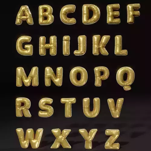 Cute soft alphabet