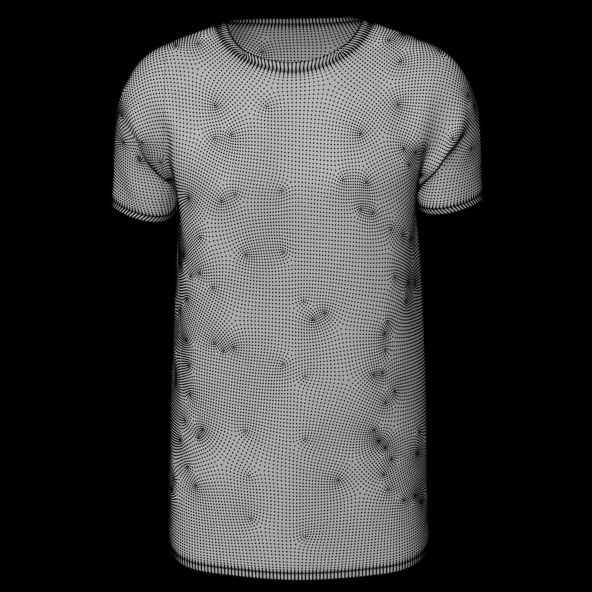 T-shirt t - shirt 3D model_24