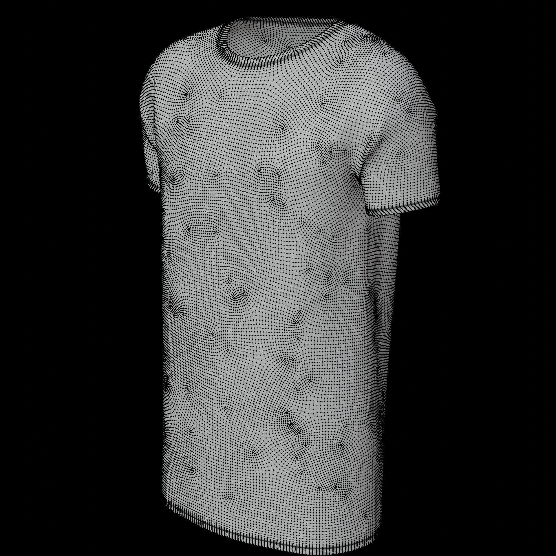T-shirt t - shirt 3D model_22