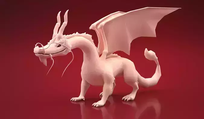 3D STYLIZED DRAGON