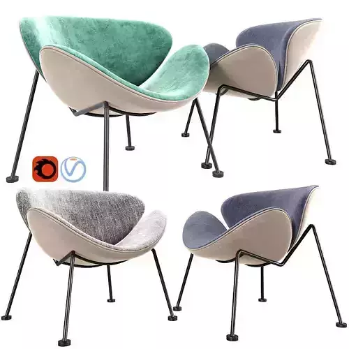 Orange Slice Armchair