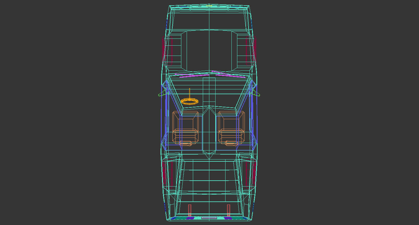 Low Poly Sports Car 04 Low-poly 3D model_18