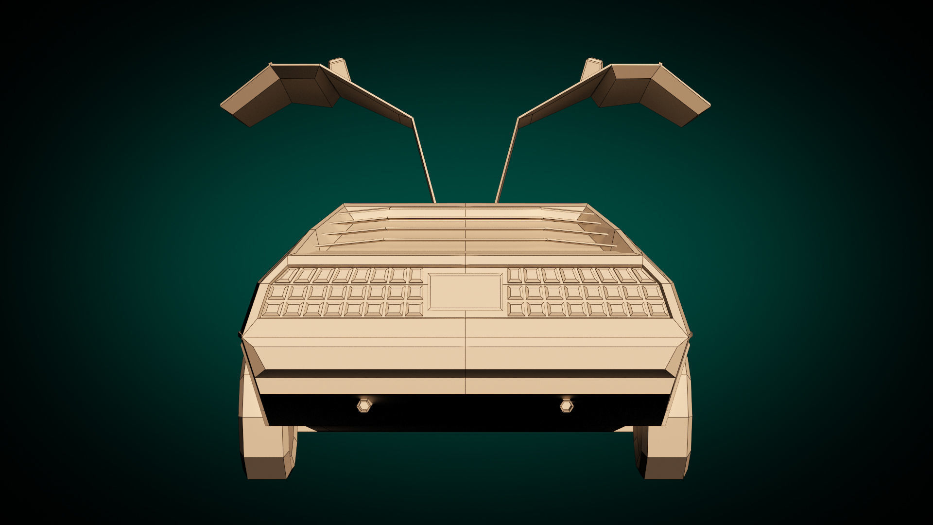 Low Poly Sports Car 04 Low-poly 3D model_13