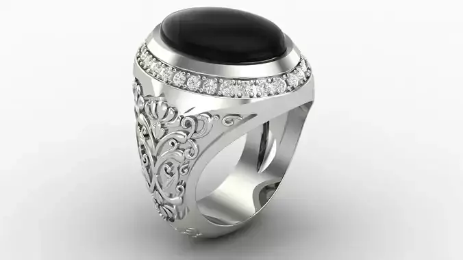 3d jewelry ring