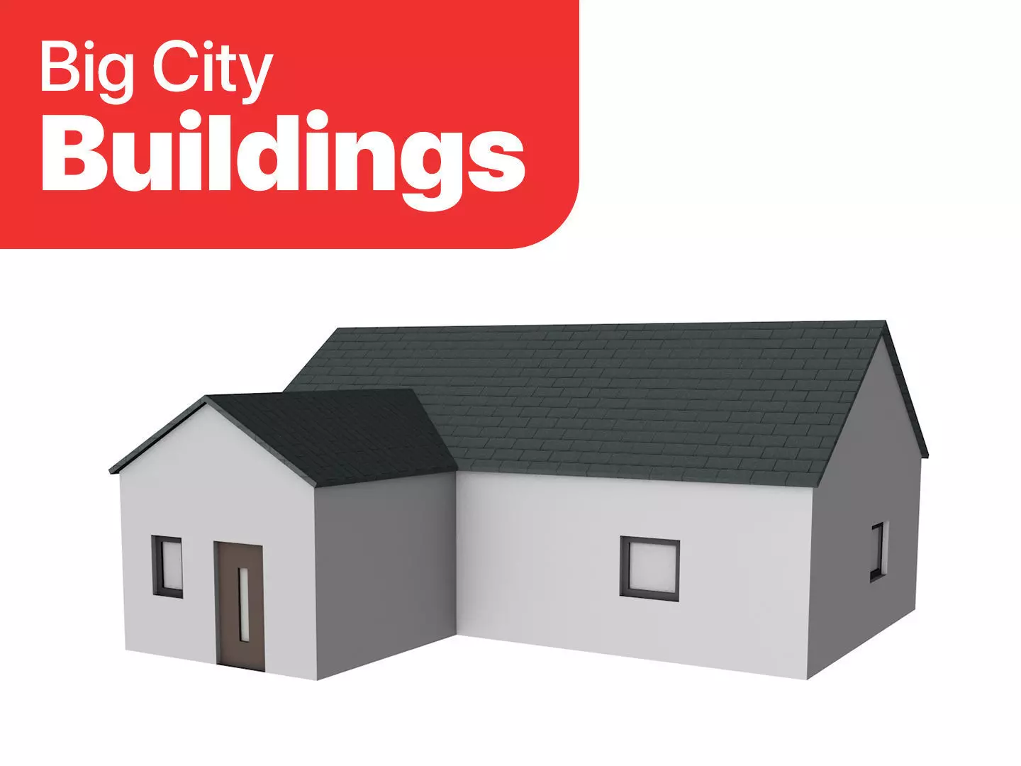 Big City Buildings - House 005 3D model_0