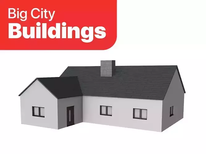 Big City Buildings - House 004