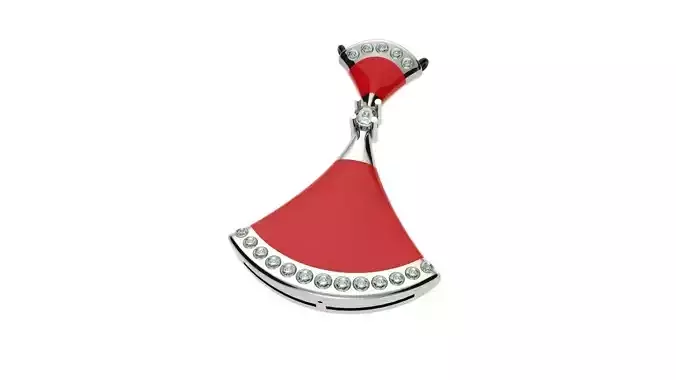 Bulgari divas collection necklace gold silver 