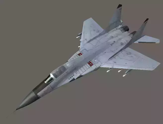 Mikoyan MiG-29 low-poly 3D model