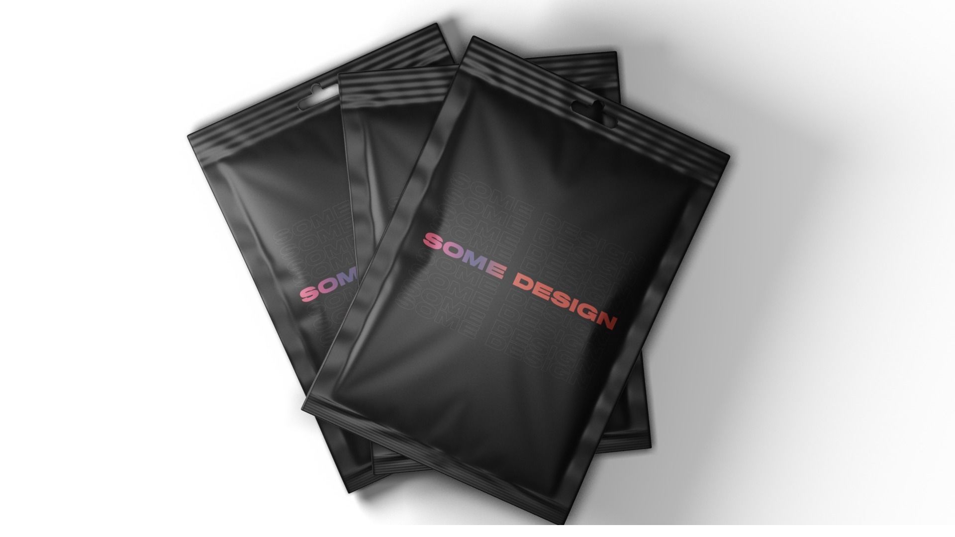 Pack of 5 sachets 3D model_14