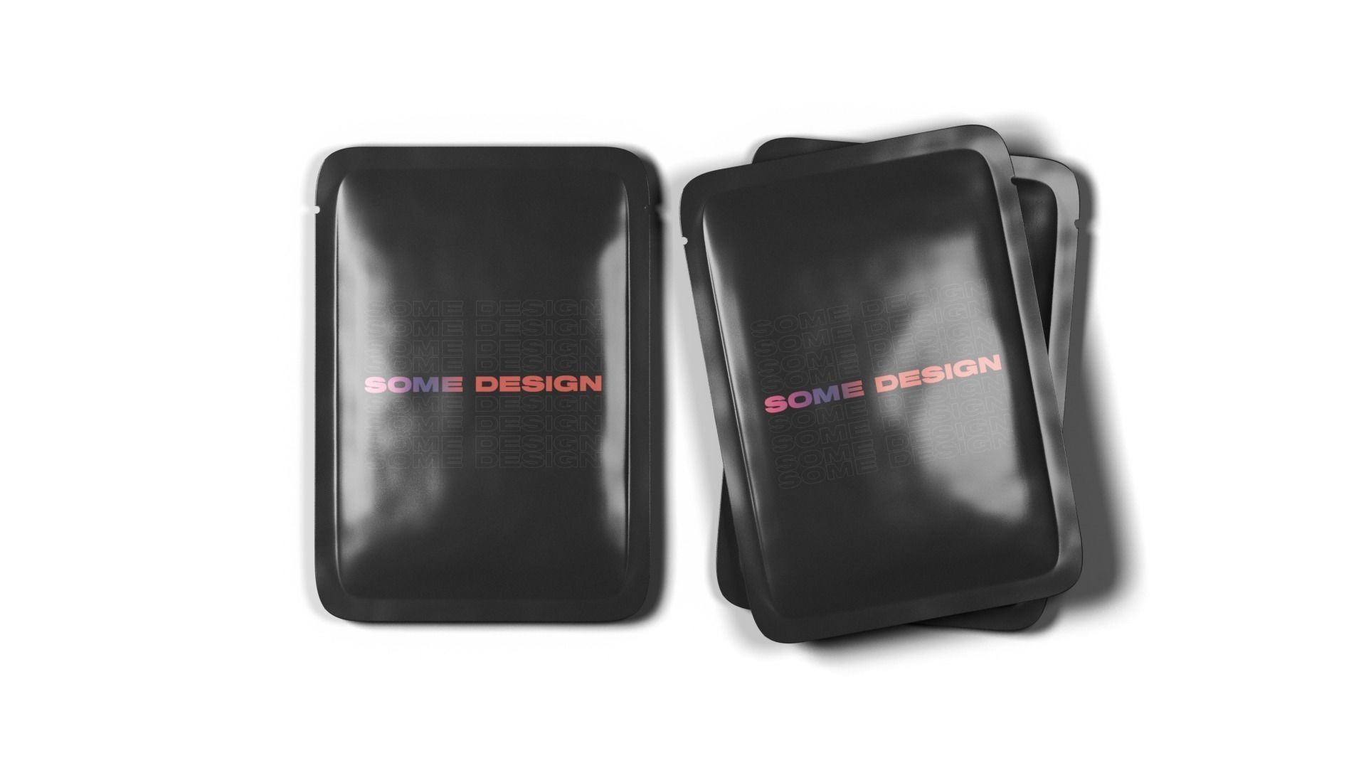 Pack of 5 sachets 3D model_11
