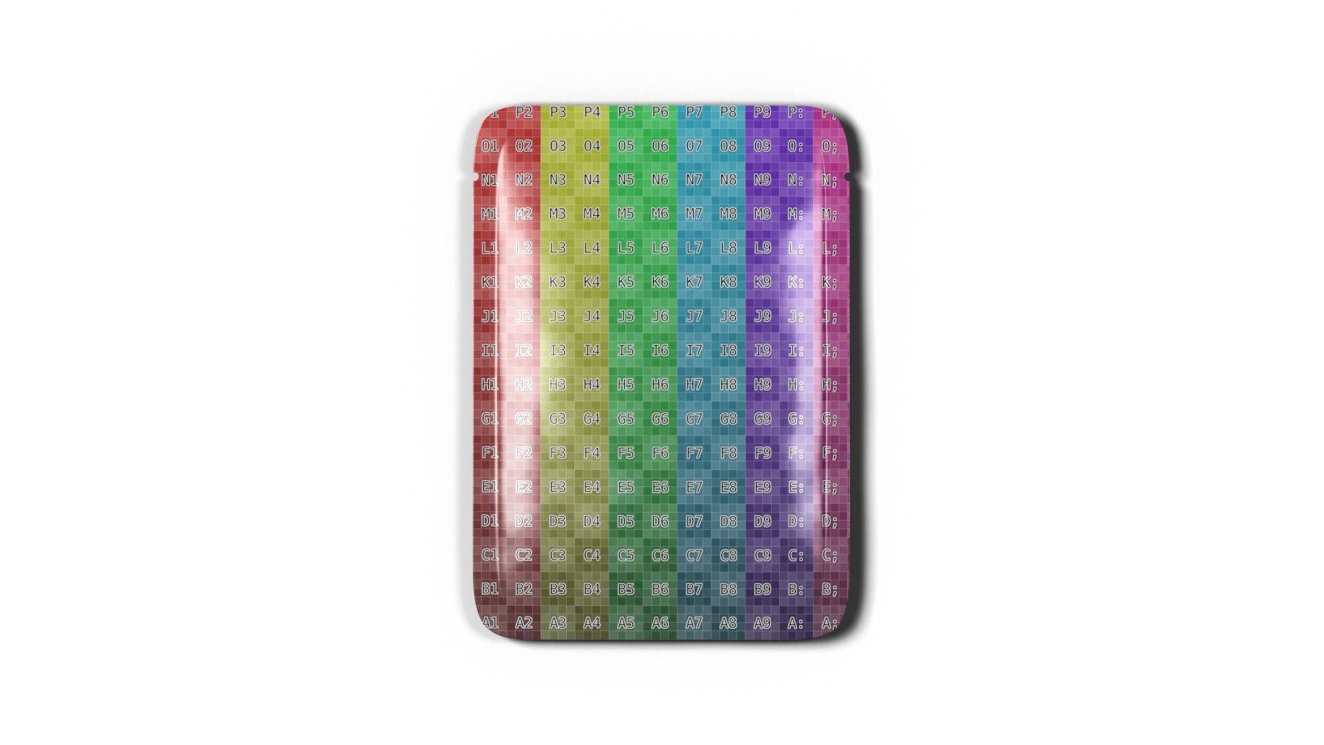 Pack of 5 sachets 3D model_12