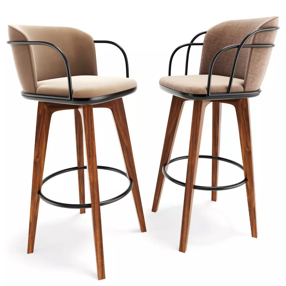 Arven Wa Bar Stool 3D model_0