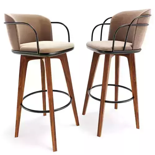 Arven Wa Bar Stool 3D model