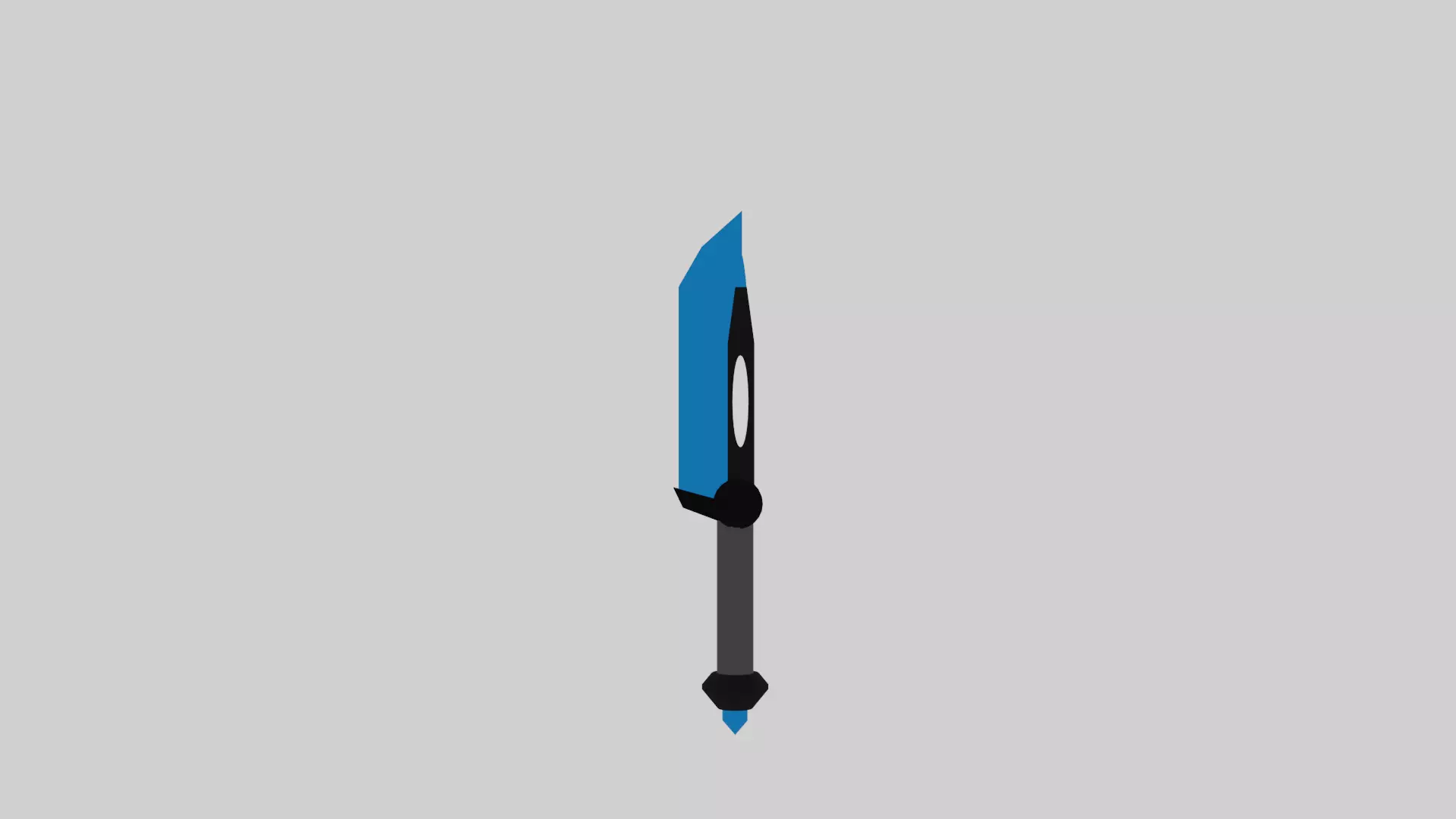 3D Futuristic Neon Short blade Free low-poly 3D model