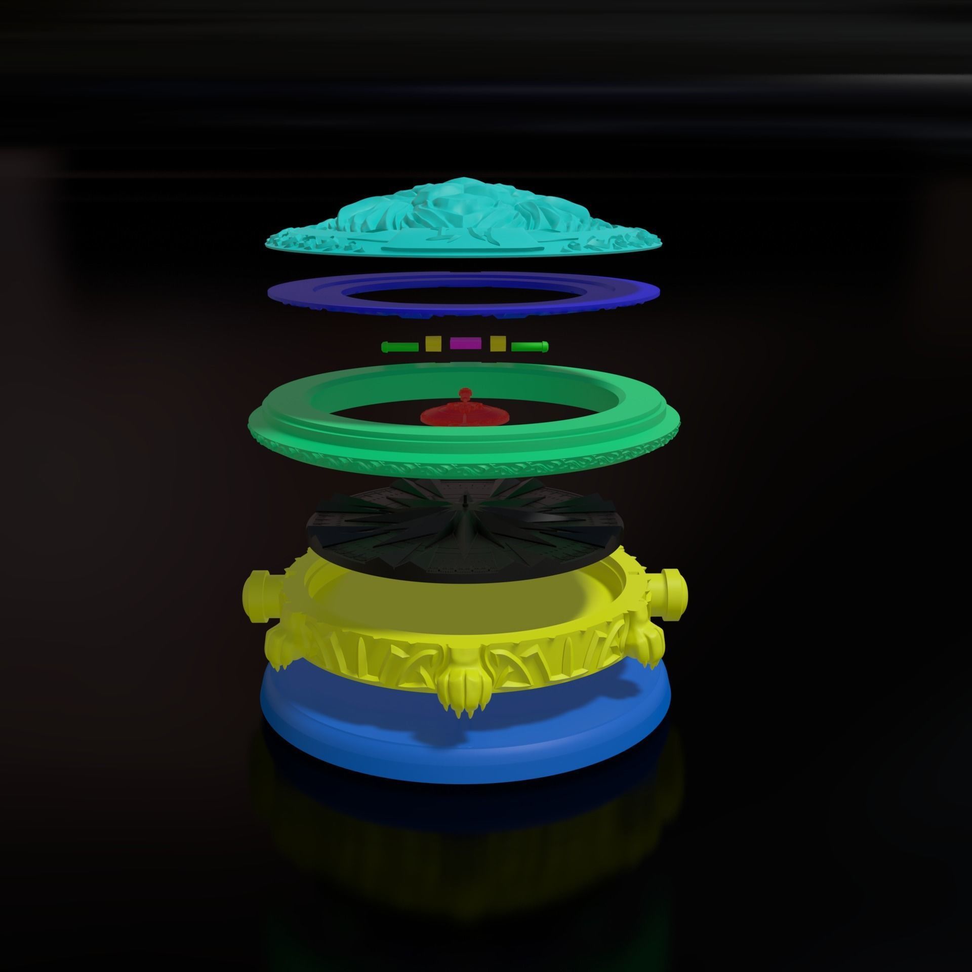 Varian s Compass World of Warcraft Legion 3D print model_3