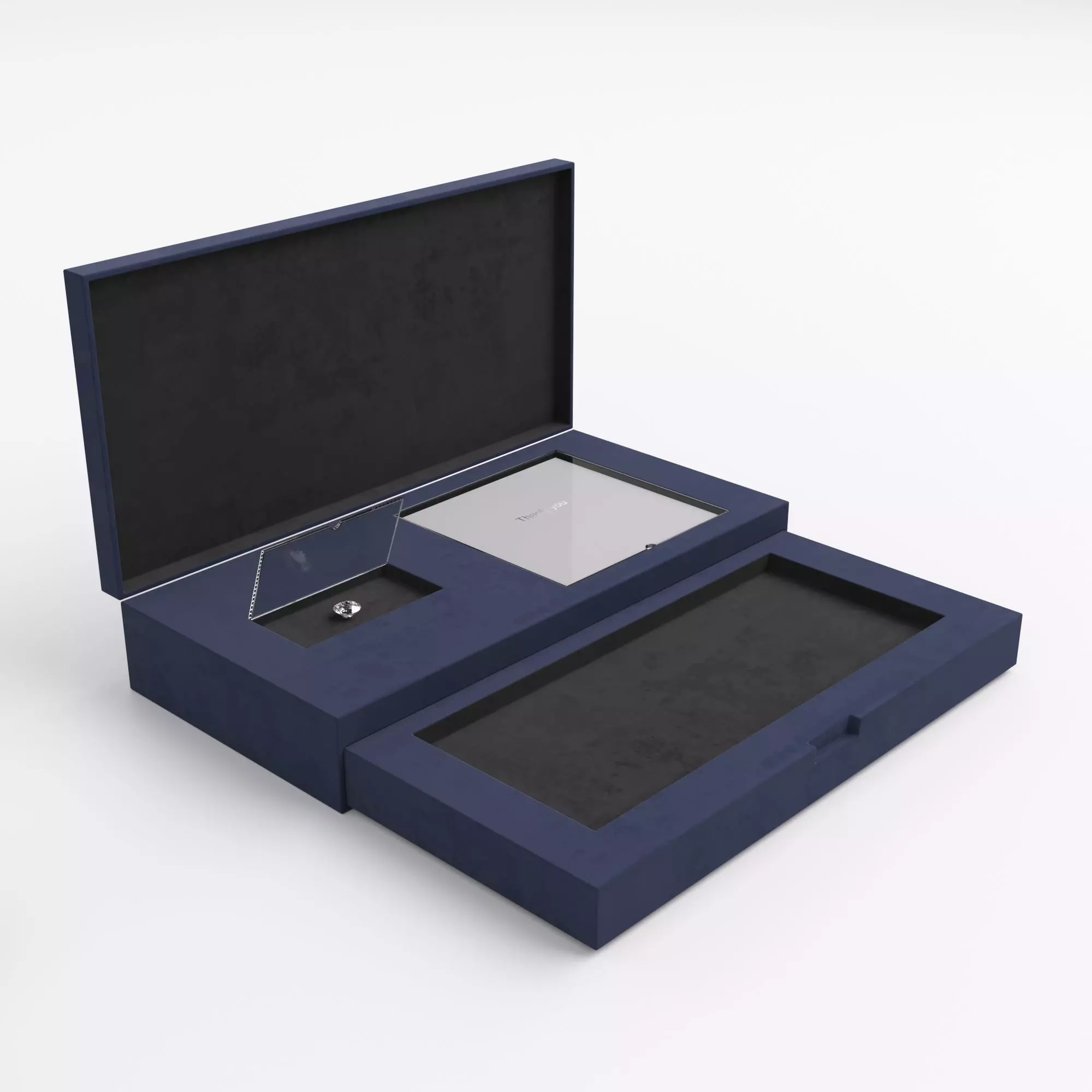 Diamond box 3D model_0