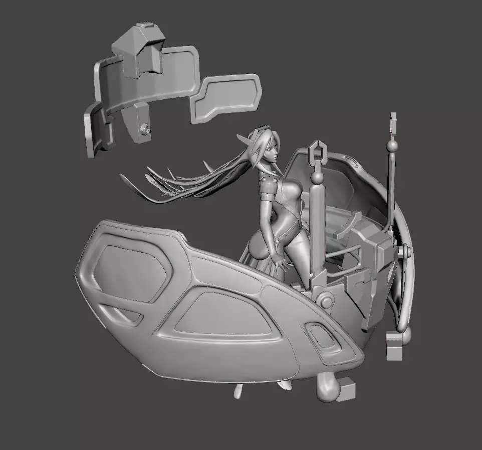 Psyops Sona 3D Model 3D print model