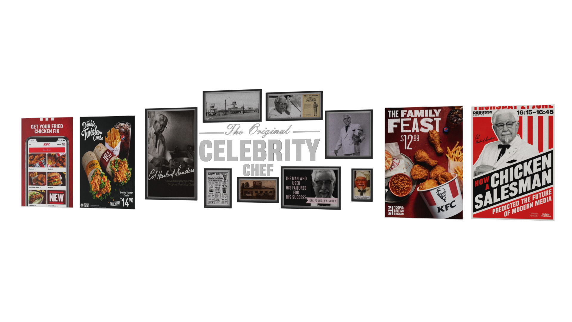 KFC Building and parking 3D model_28