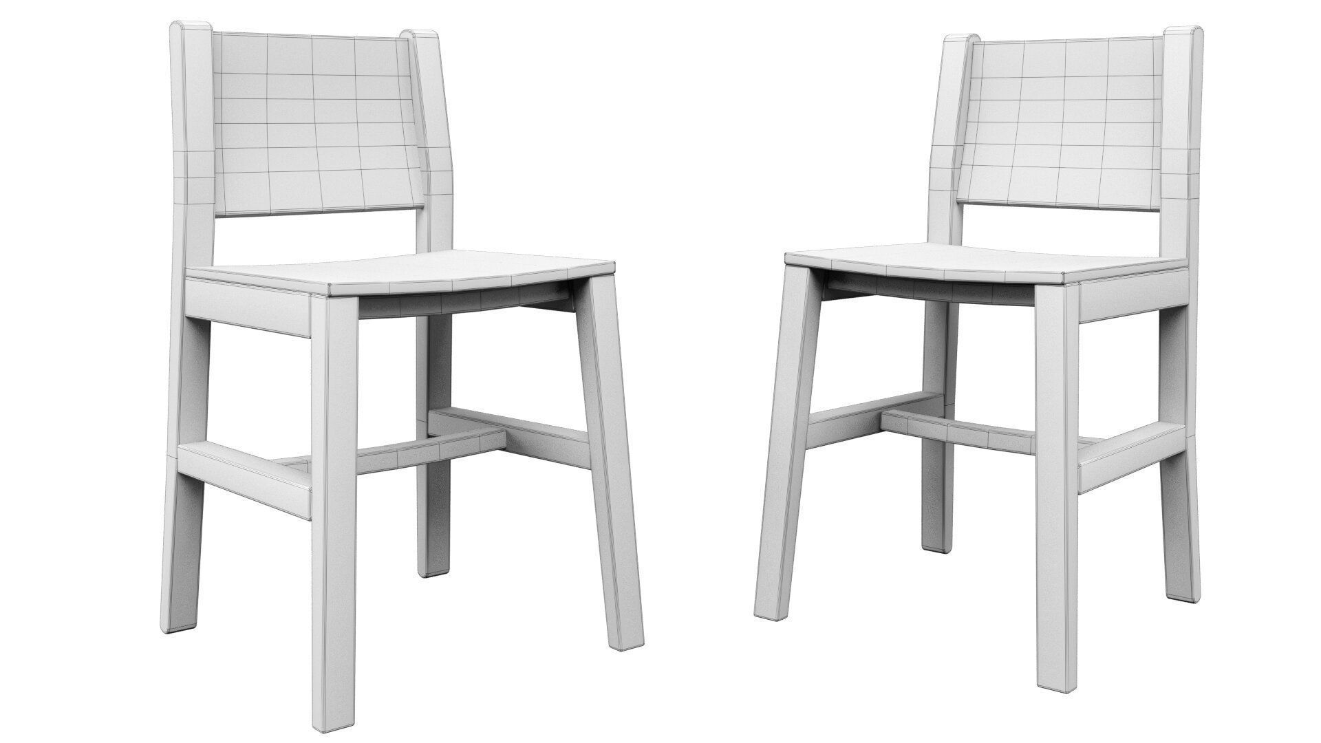 KFC Building and parking 3D model_42