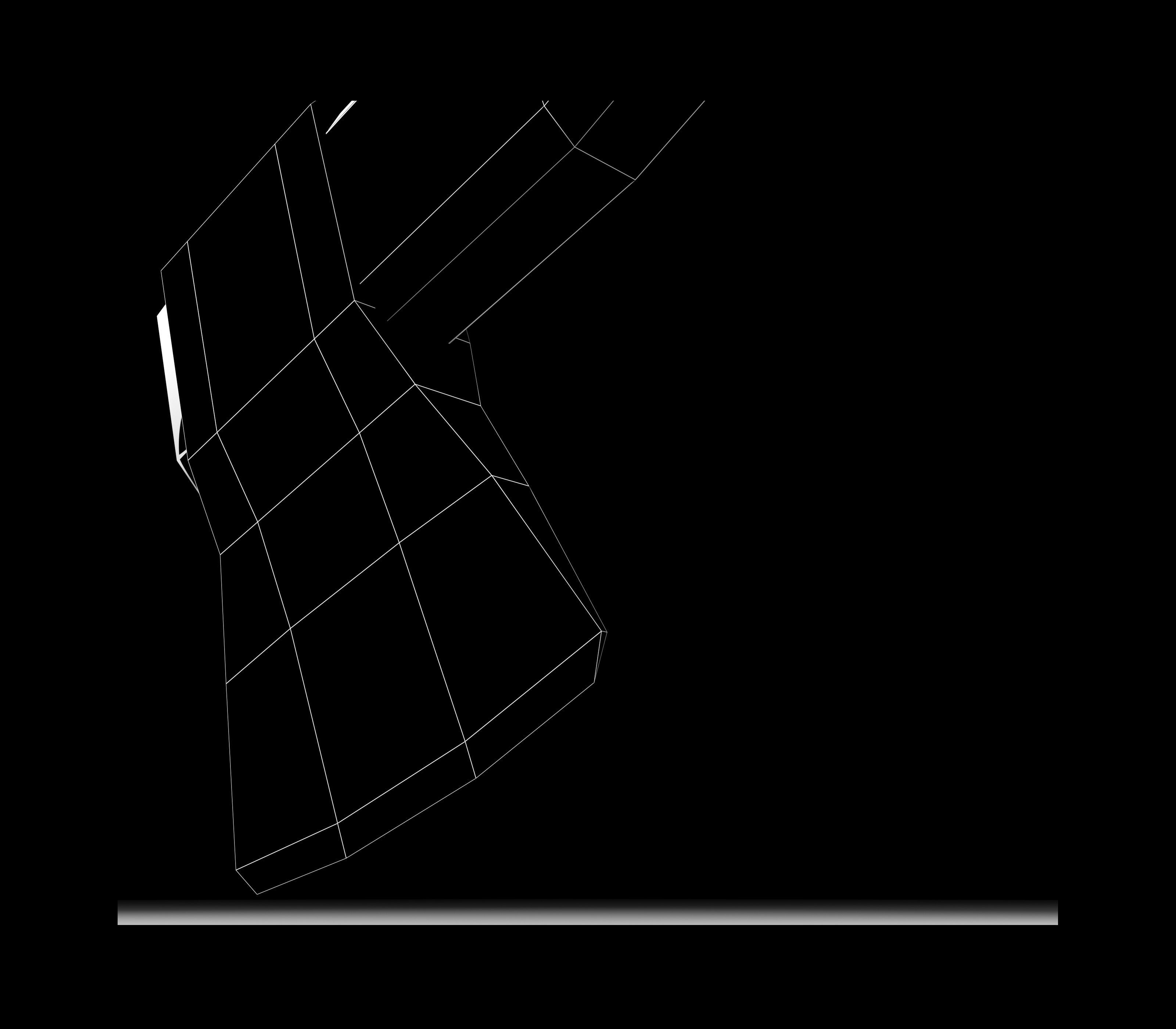 Classic axe ax hatchet cleaver hacket Low-poly 3D model_9